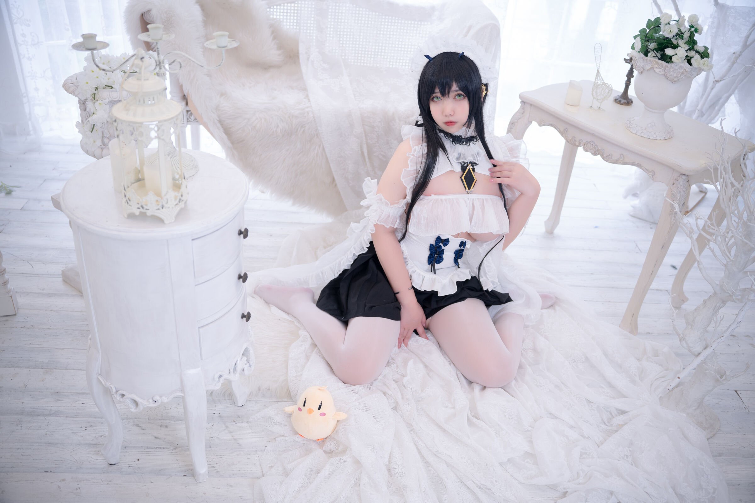 Meroko_魅瞳 - アズールレーン 不挠のメイド やる気のないお姉さん [53P