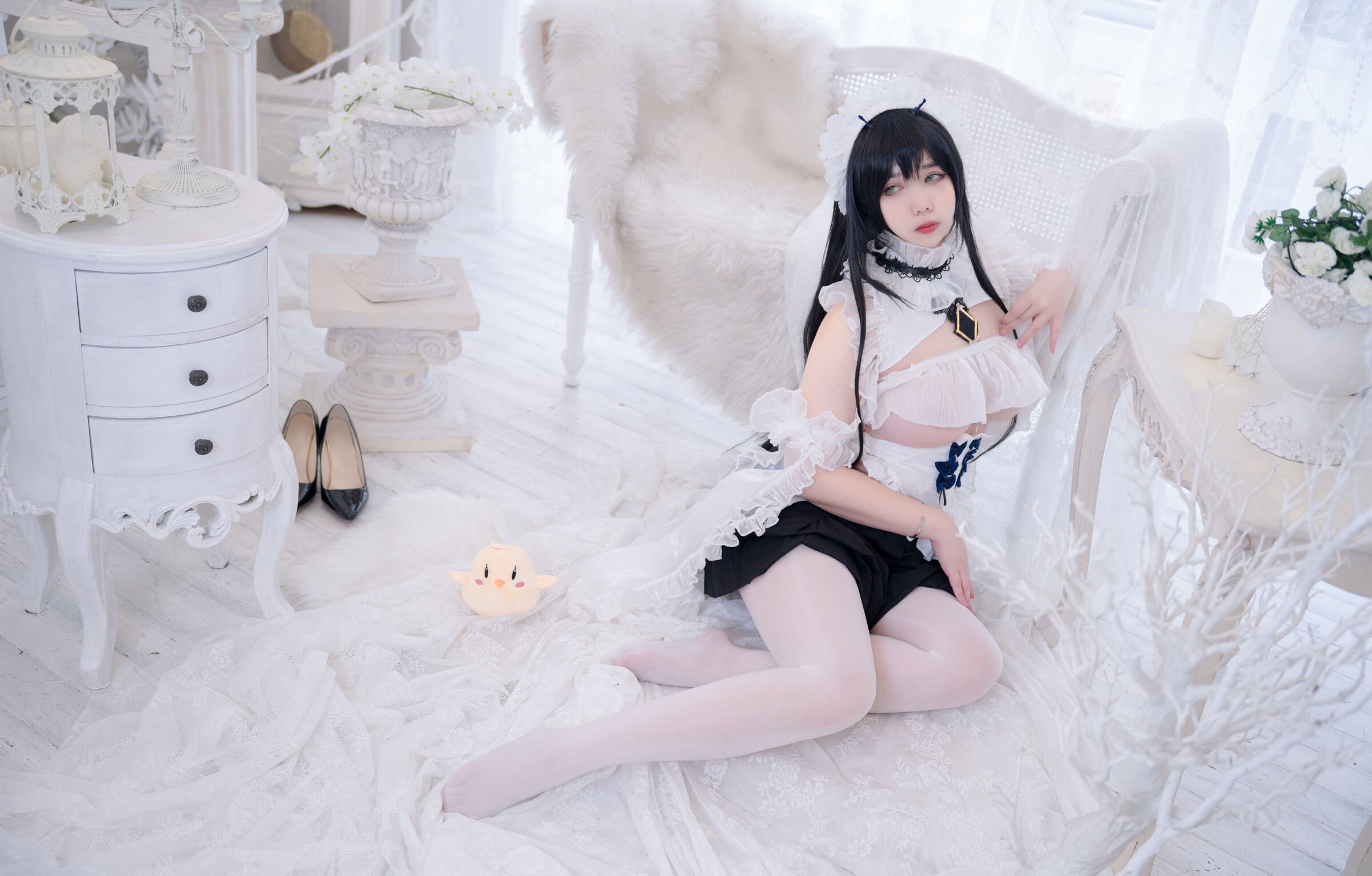 Meroko_魅瞳 - アズールレーン 不挠のメイド やる気のないお姉さん [53P