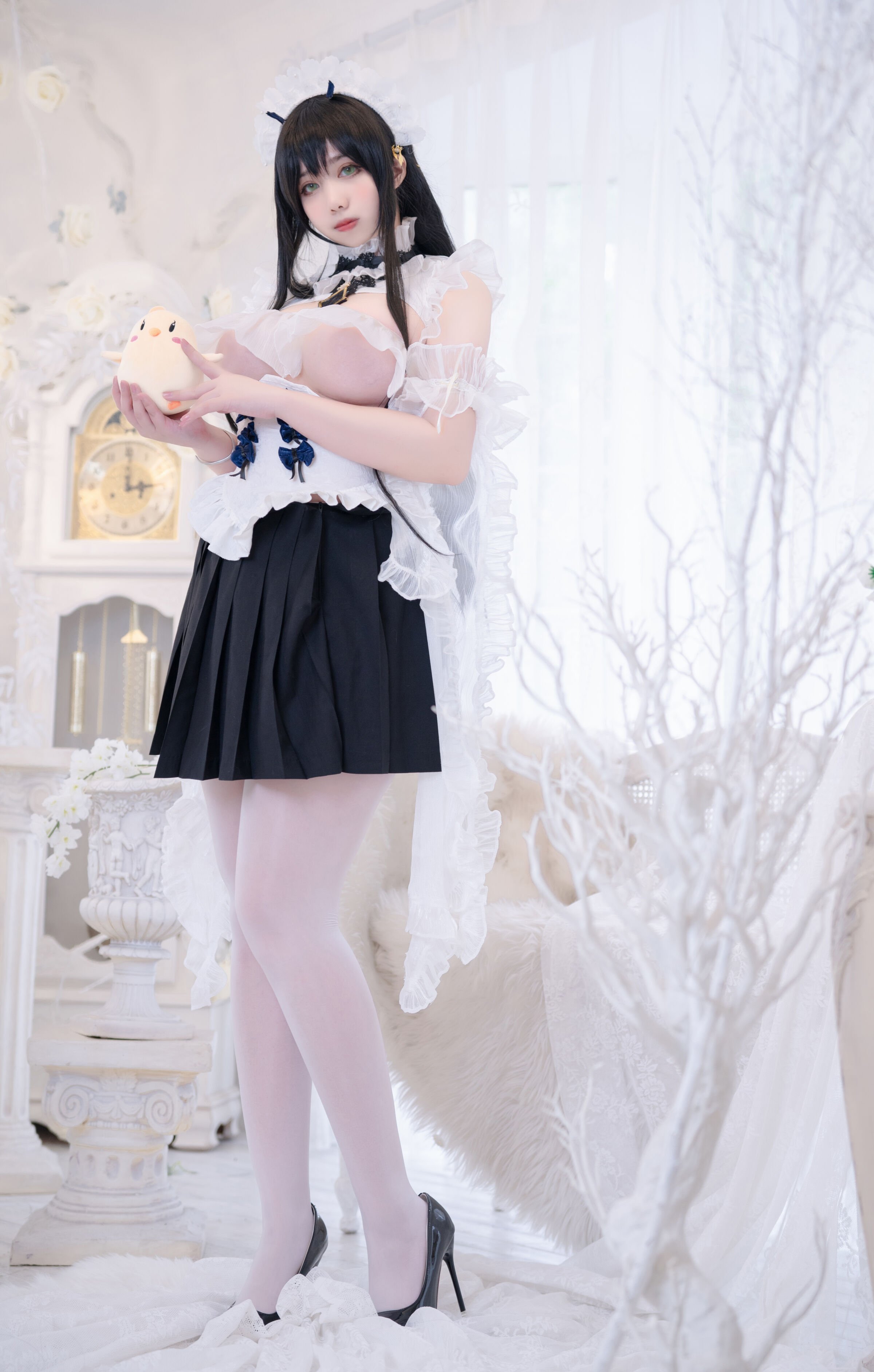 Meroko_魅瞳 - アズールレーン 不挠のメイド やる気のないお姉さん [53P