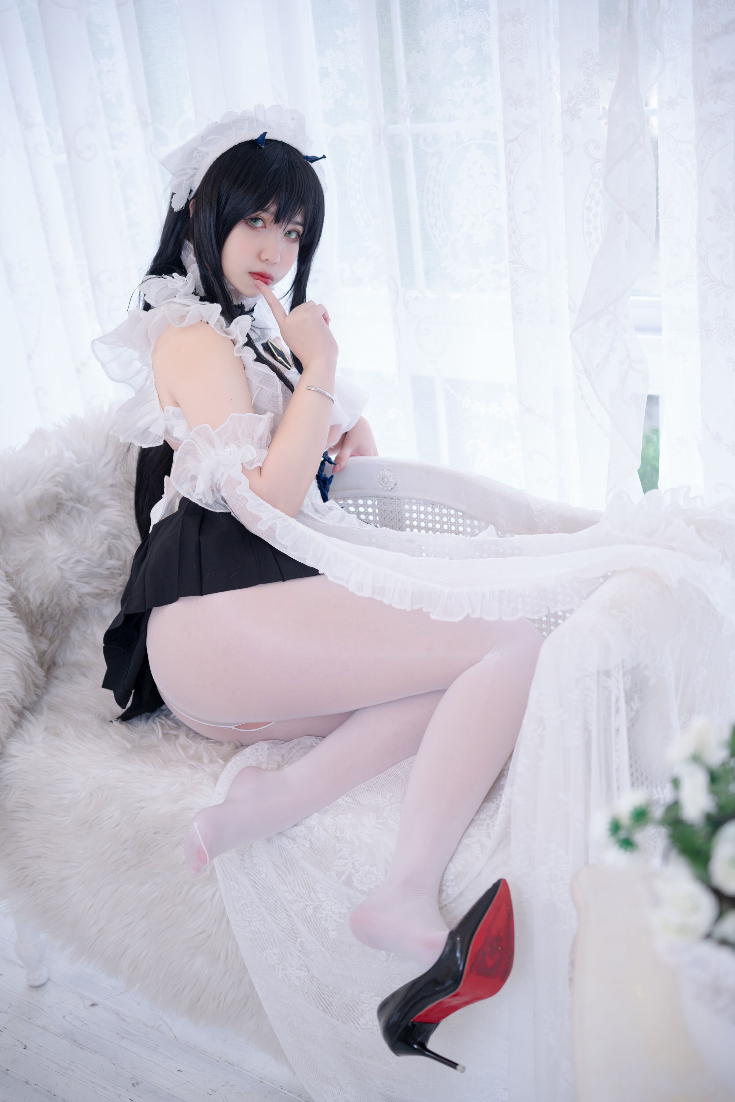 Meroko_魅瞳 - アズールレーン 不挠のメイド やる気のないお姉さん [53P