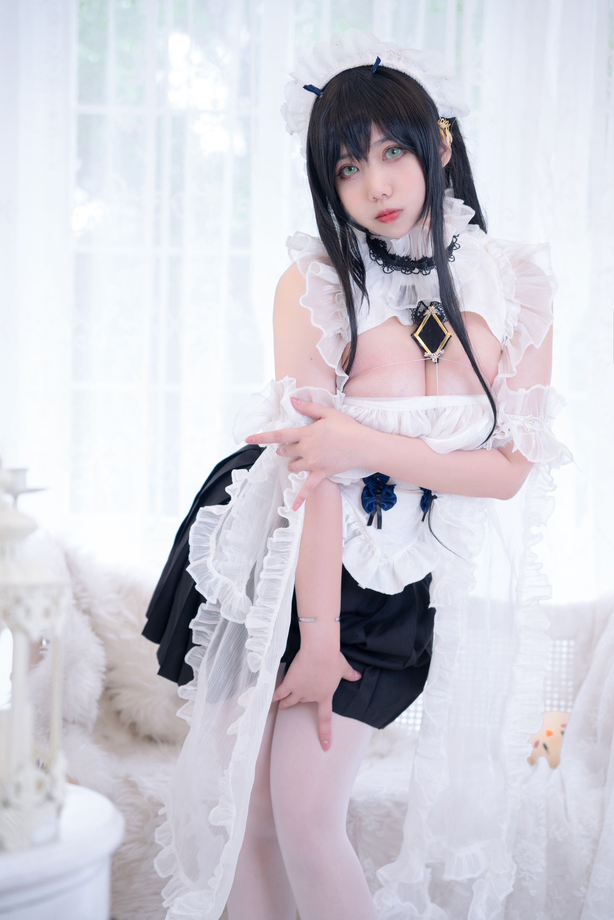 Meroko_魅瞳 - 碧藍航線 不撓女僕沒幹勁的小姐姐 [53P