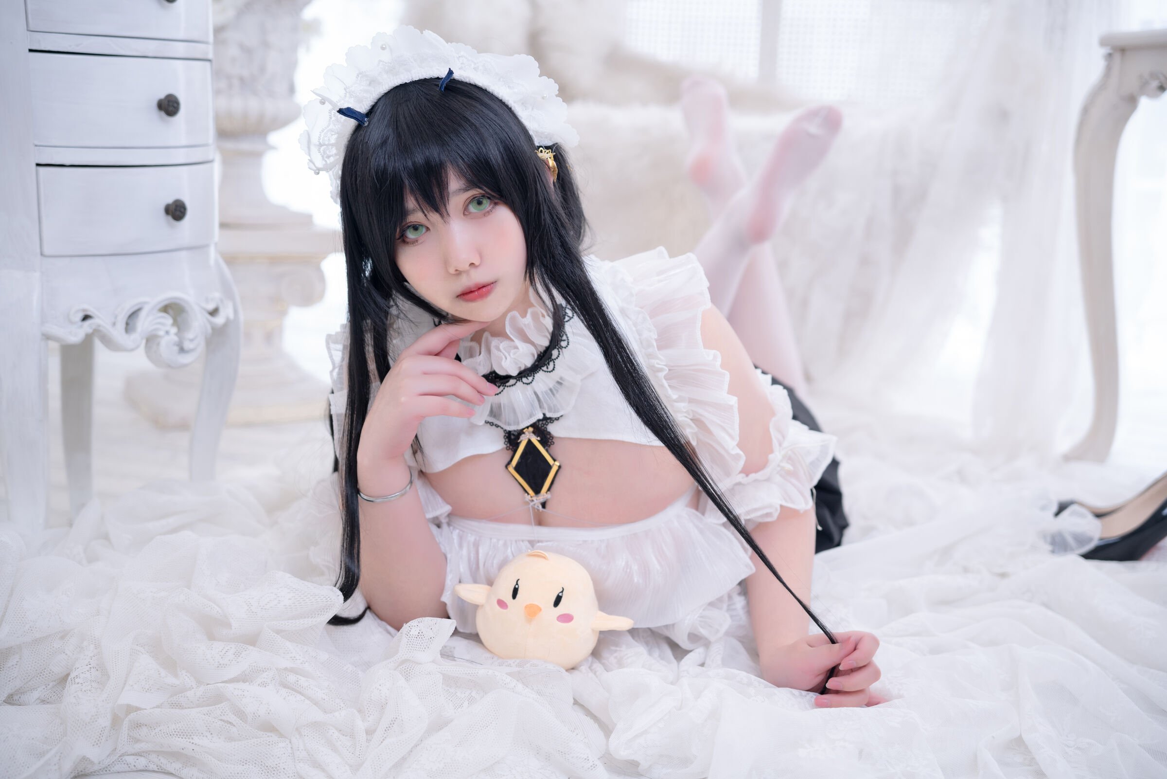 Meroko Meitong - Azur Lane: Indefatigable Maid Sister with No Energy [53P