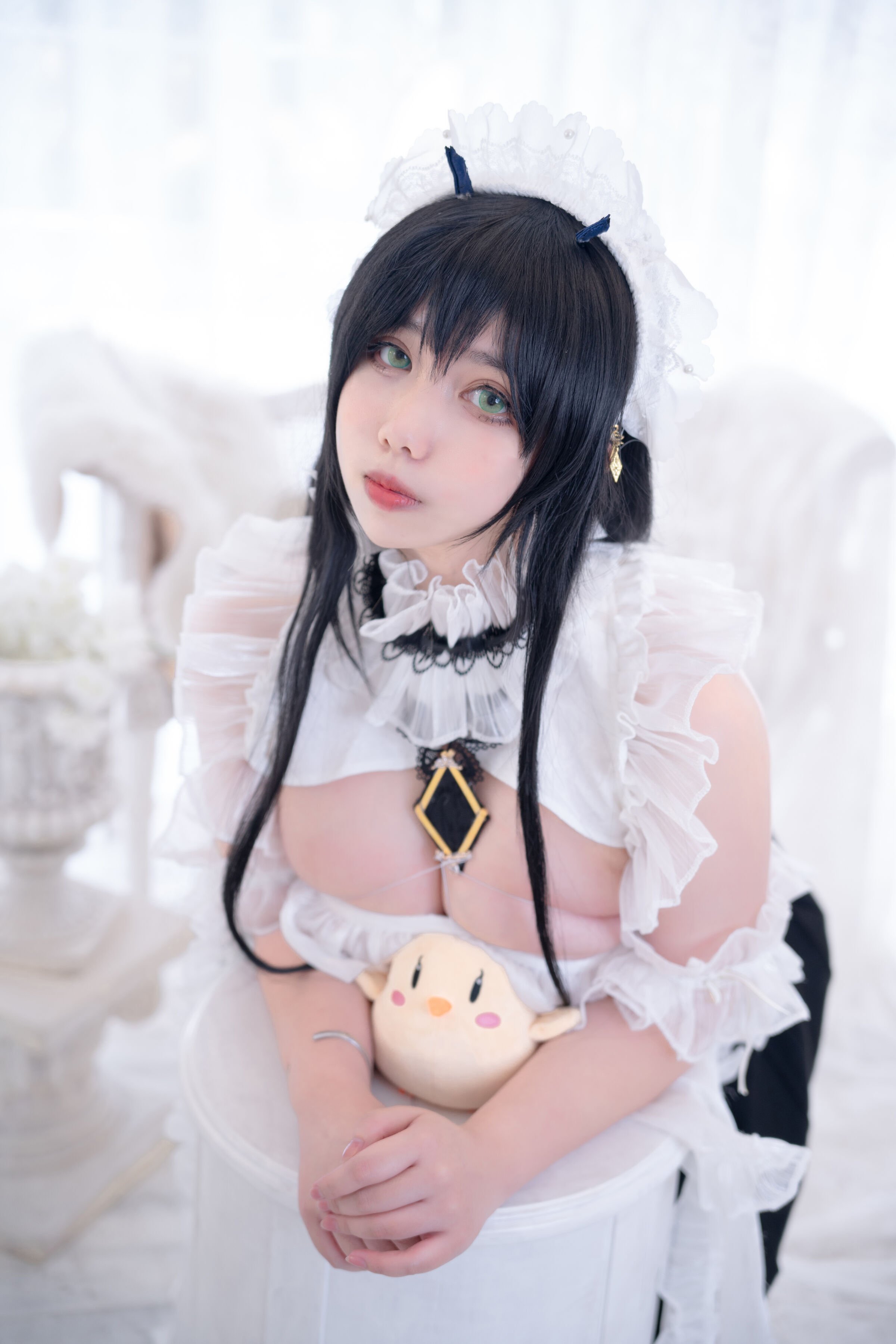Meroko Meitong - Azur Lane: Indefatigable Maid Sister with No Energy [53P