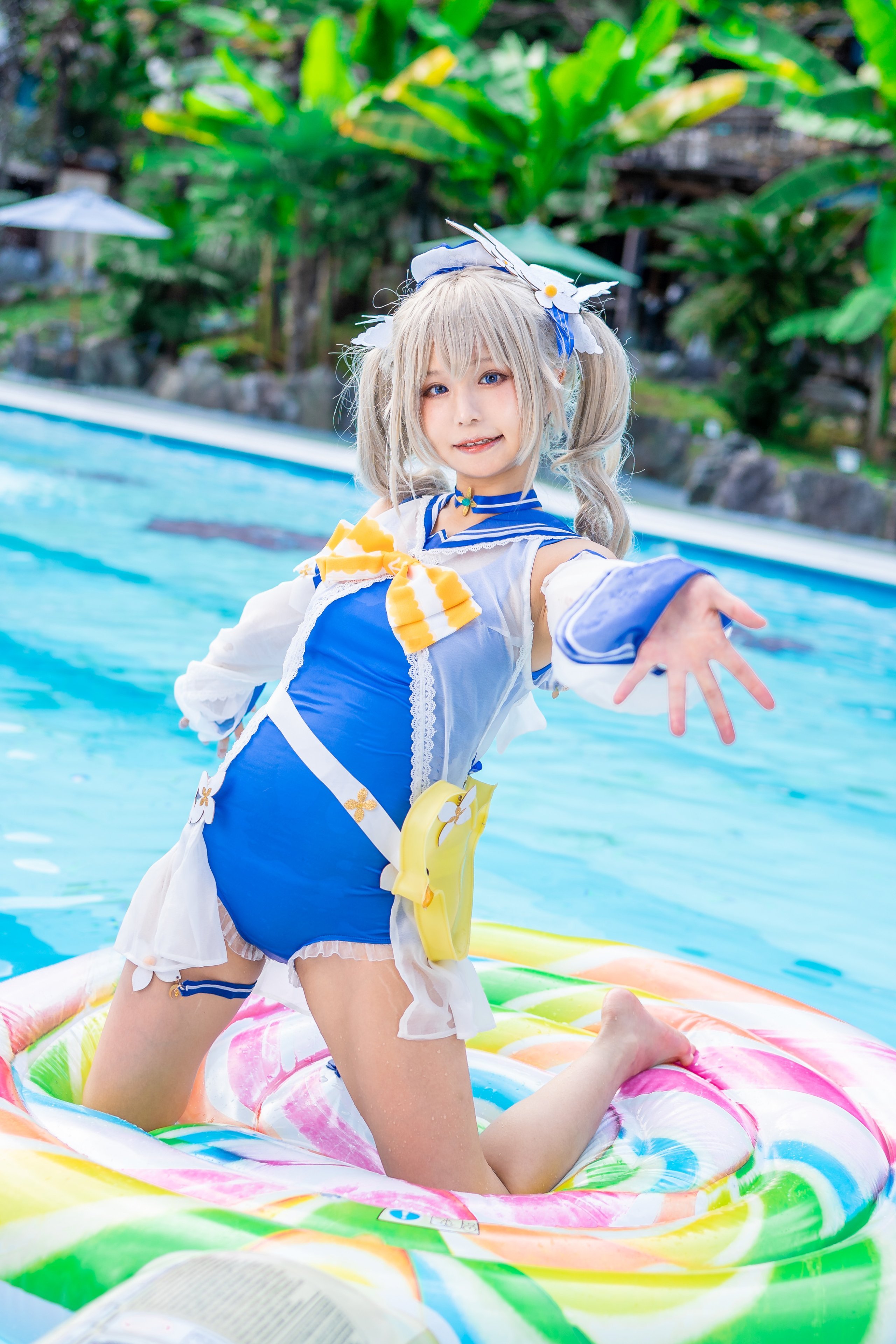 Being healed by Kurumi Barbara-san and becoming energetic.