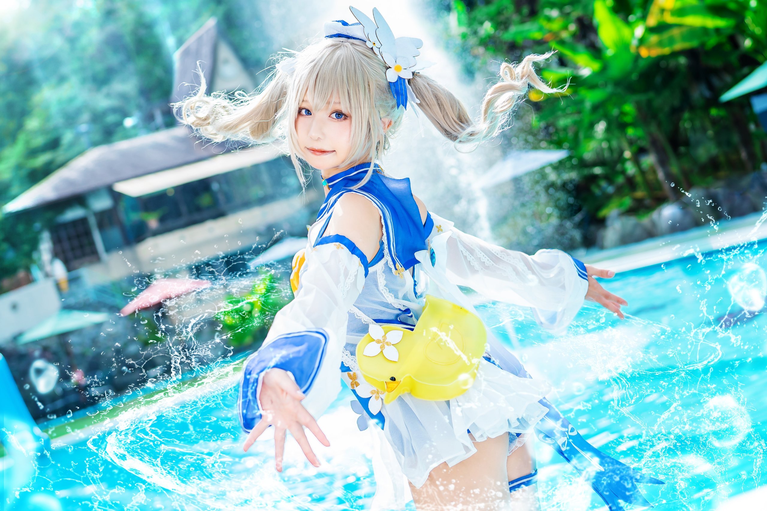 Being healed by Kurumi Barbara-san and becoming energetic.