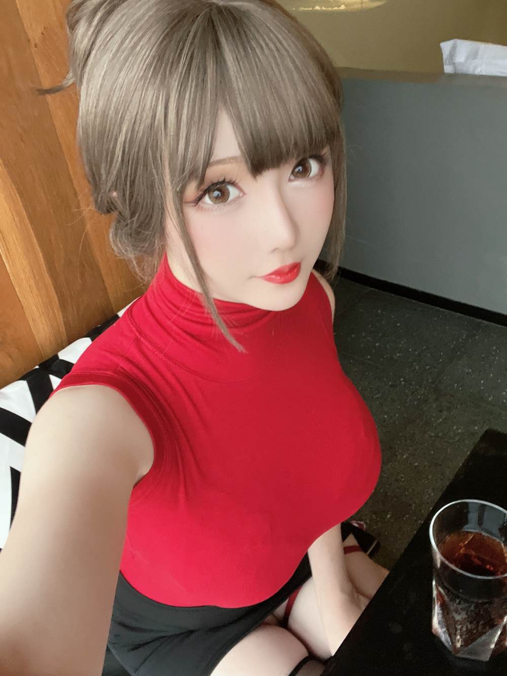 ชุดภาพคอสเพลย์ Hoshilily Dating Office Lady