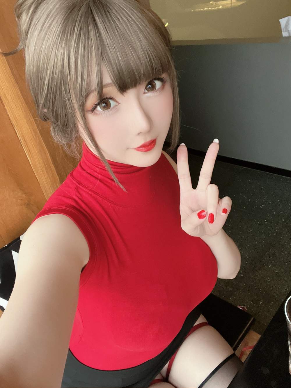 ชุดภาพคอสเพลย์ Hoshilily Dating Office Lady