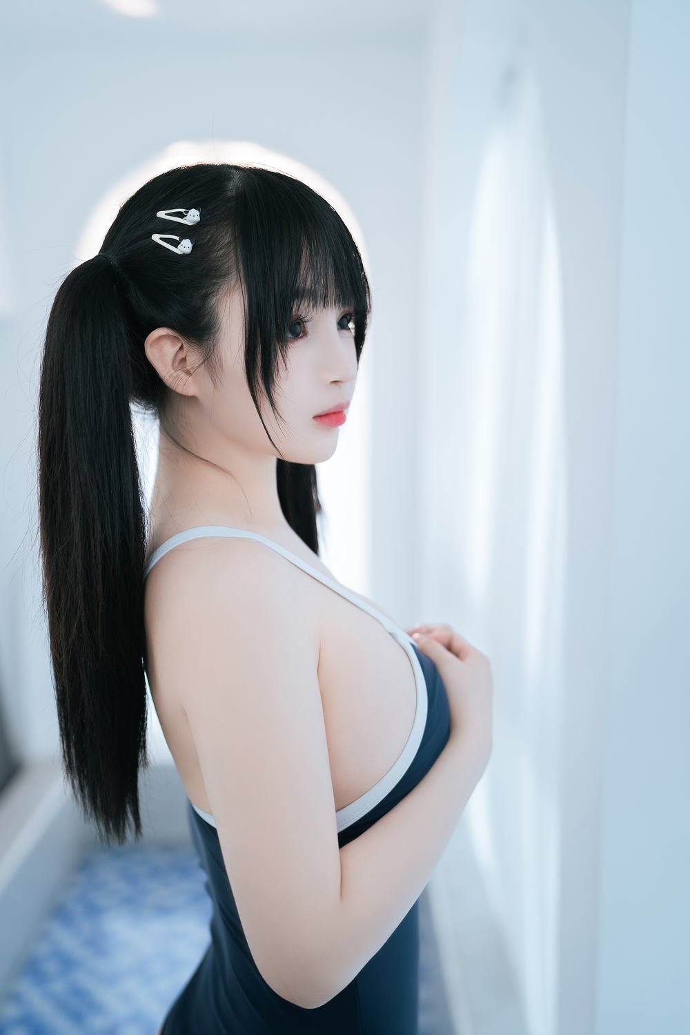 사쿠라이 닝닝 백실 스쿠미즈