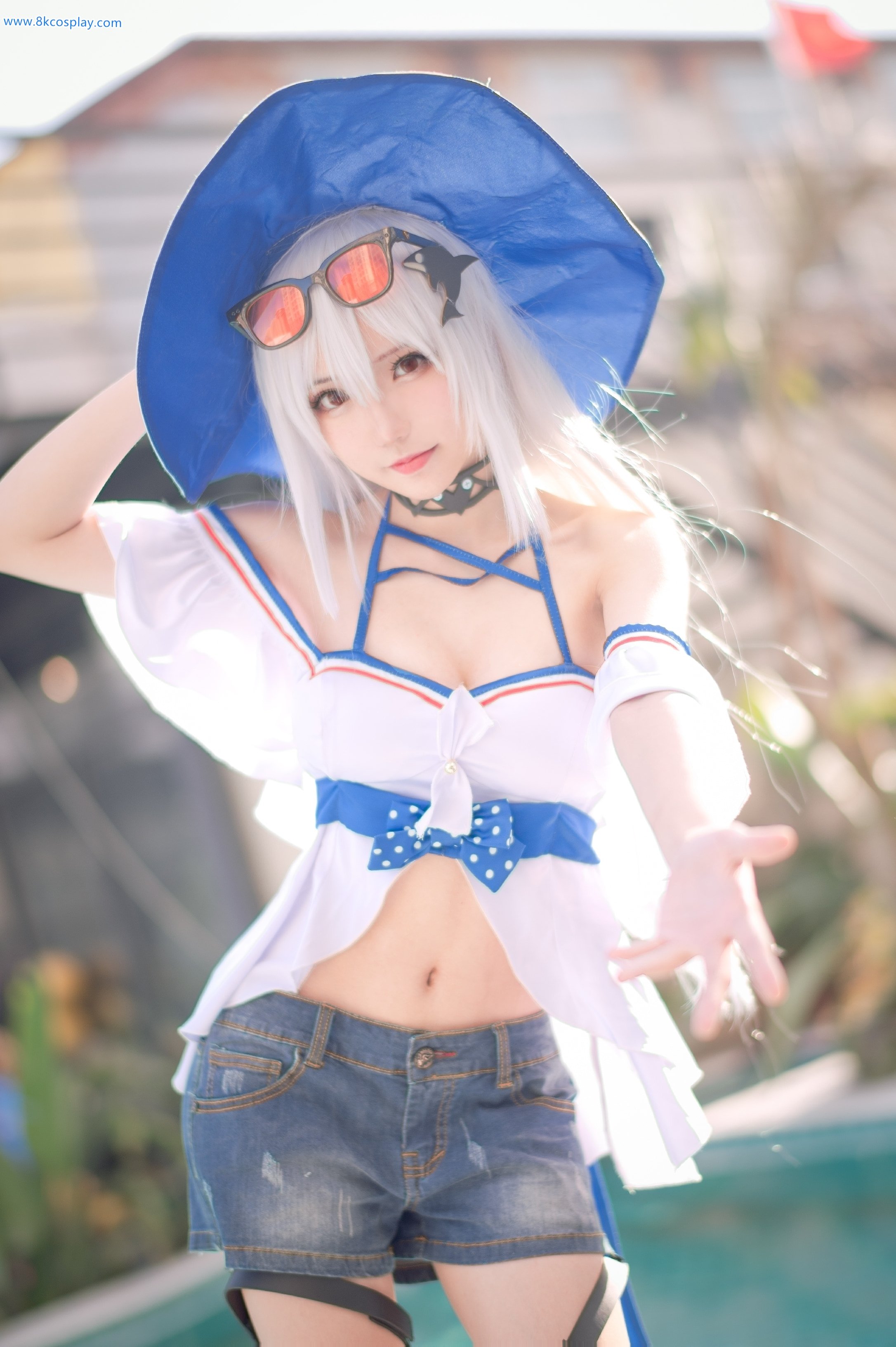 花柒Hana] 斯卡蒂泳裝 明日方舟 Arknight Skadi