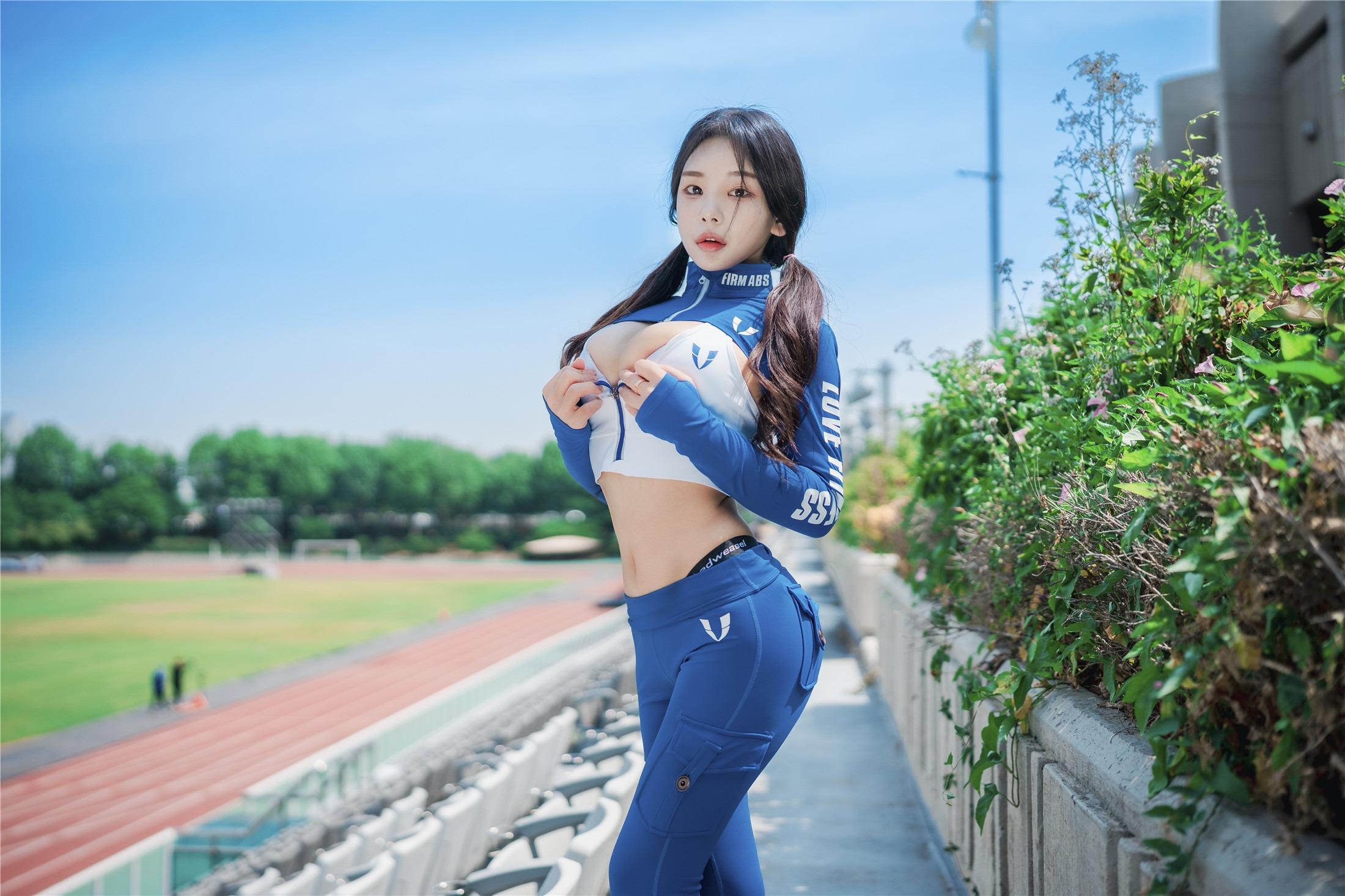 DJAWA] NO.249 Zzyuri (쮸리) – Xanh Lam Làm Mát Rộng và Khít [133P