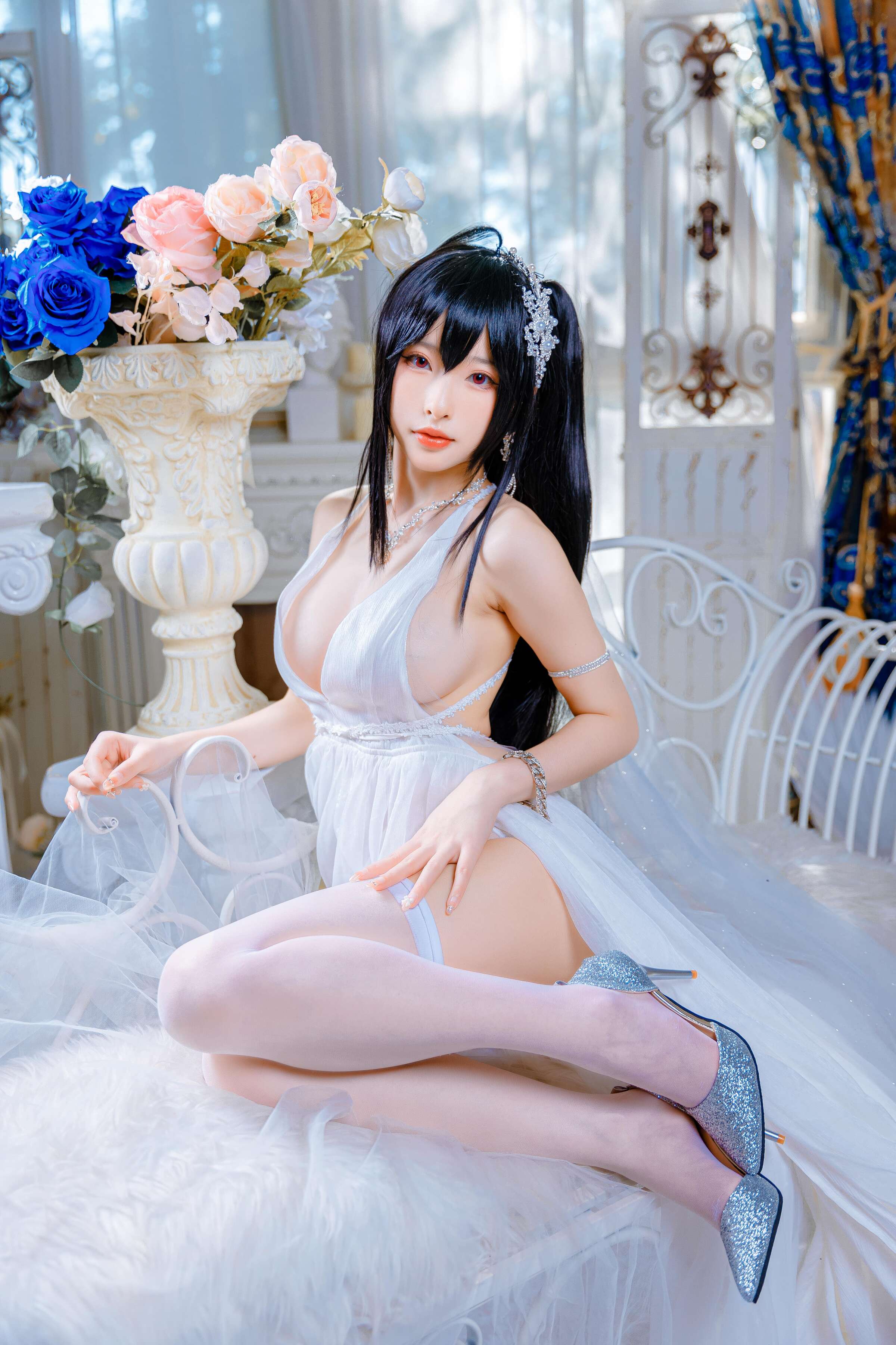 清水由乃 - Taihou wedding dress