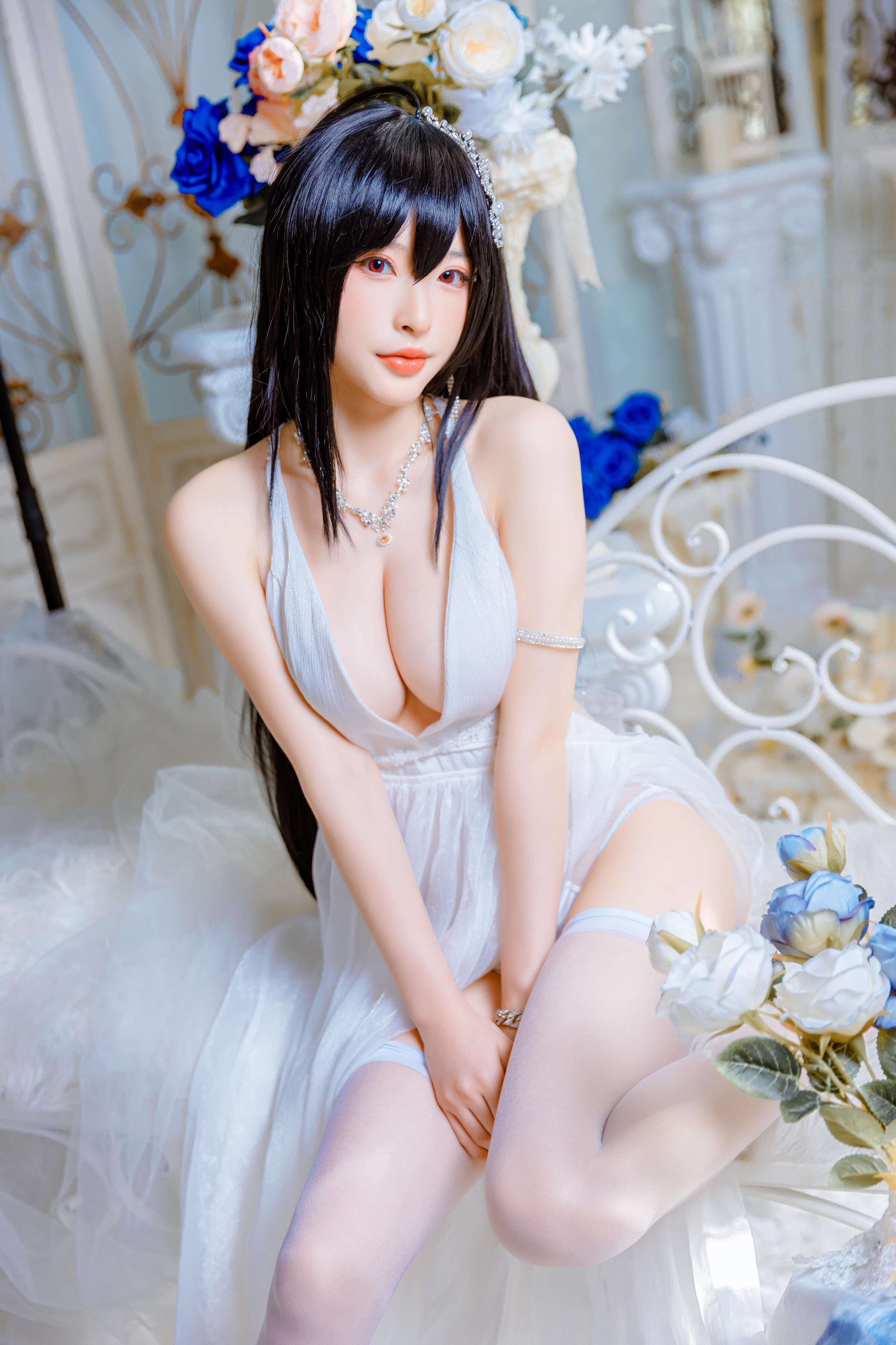 清水由乃 - Taihou wedding dress