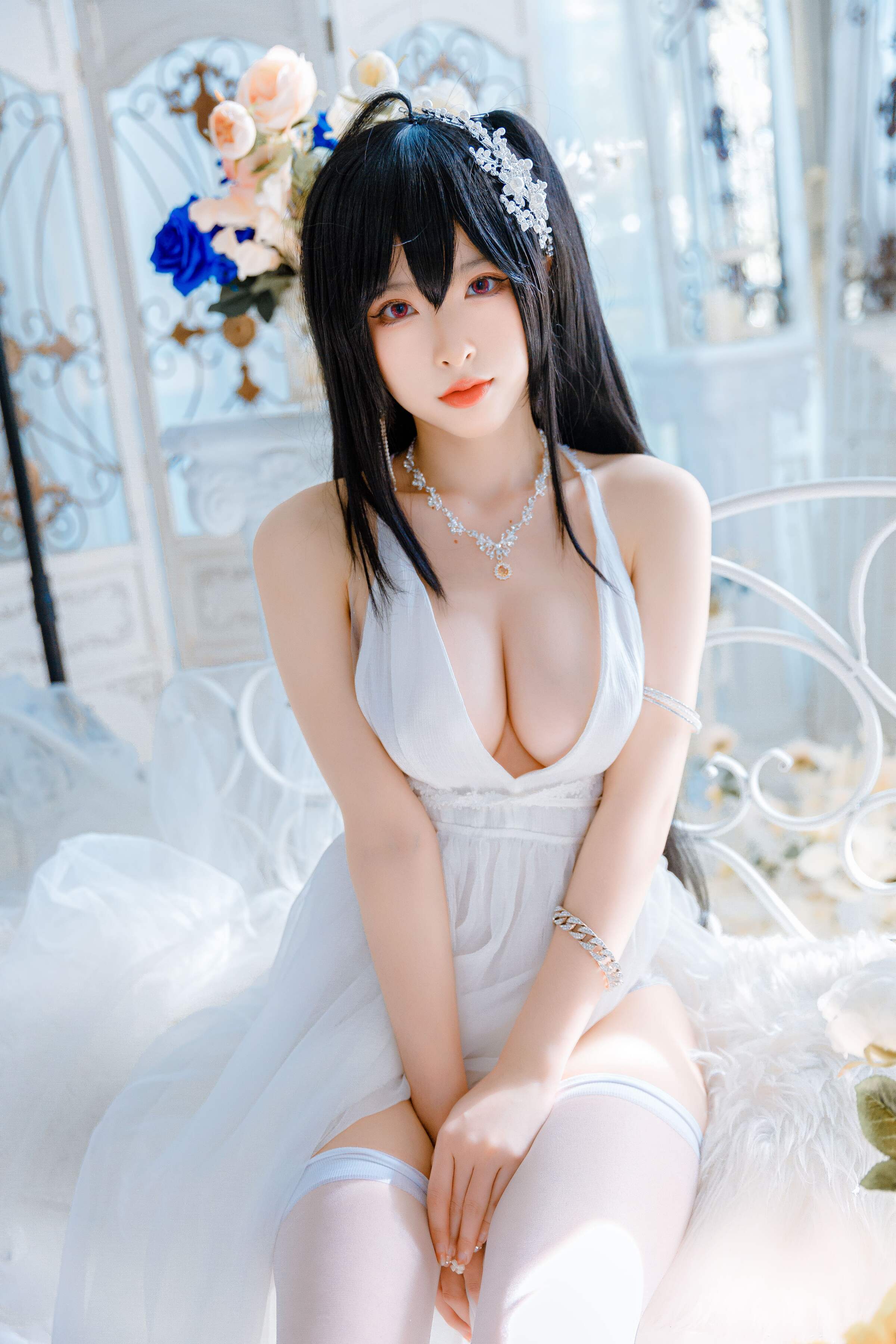 清水由乃 - Taihou wedding dress