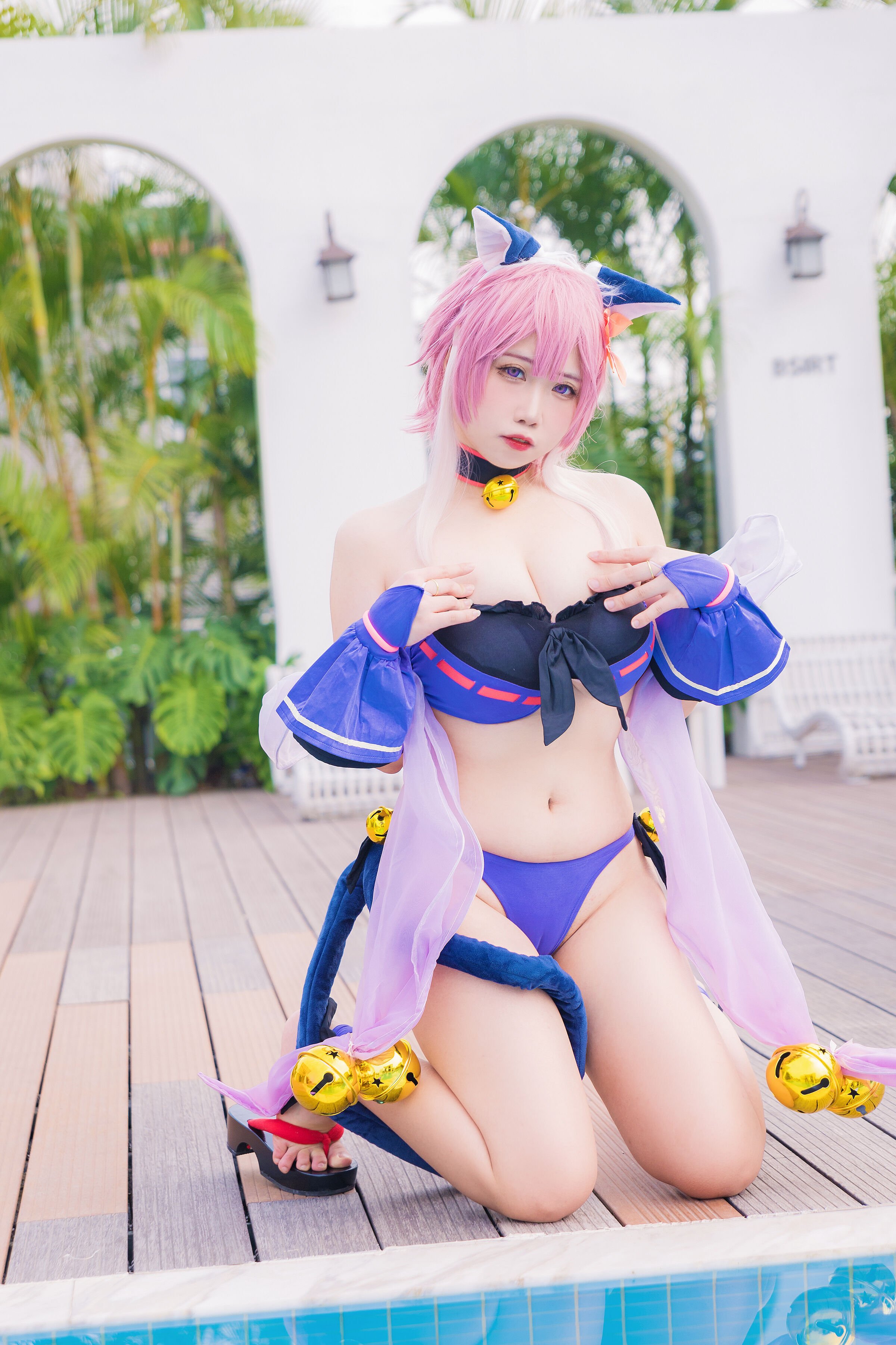 Sadako Peach] Miyasaka Tamaki Swimsuit