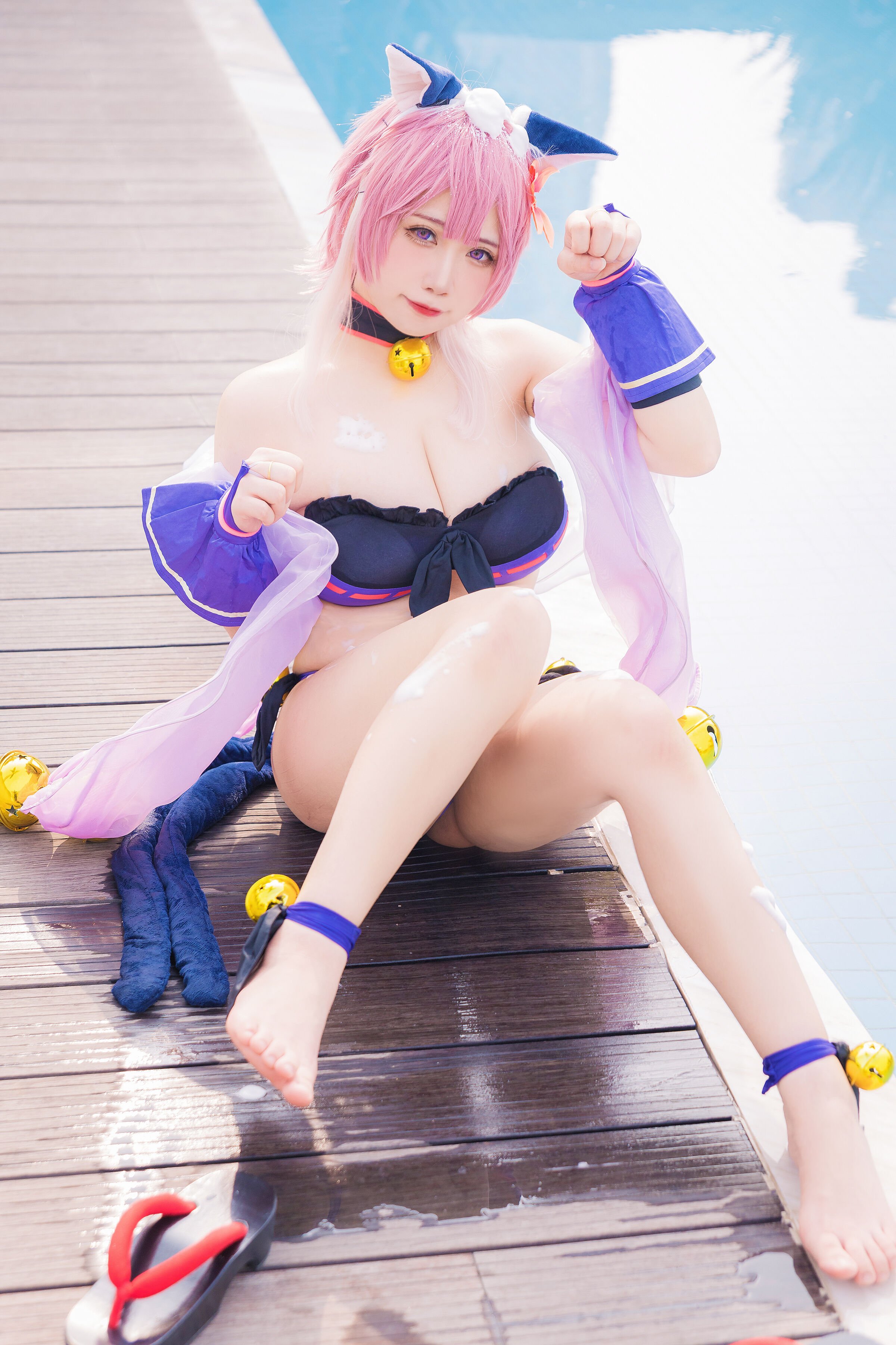 Sadako Peach] Miyasaka Tamaki Swimsuit