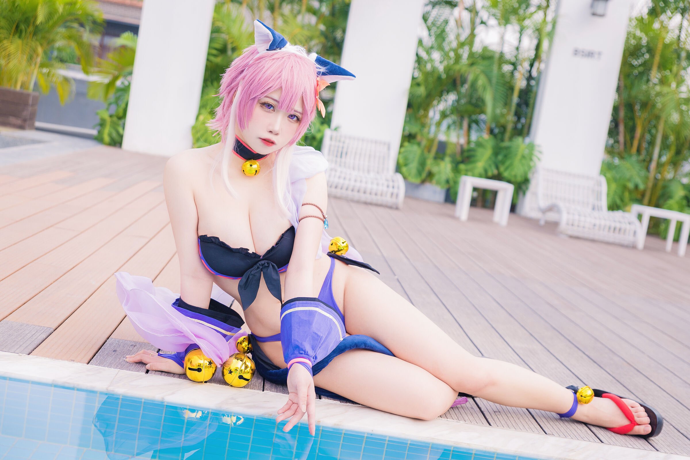 Sadako Peach] Miyasaka Tamaki Swimsuit