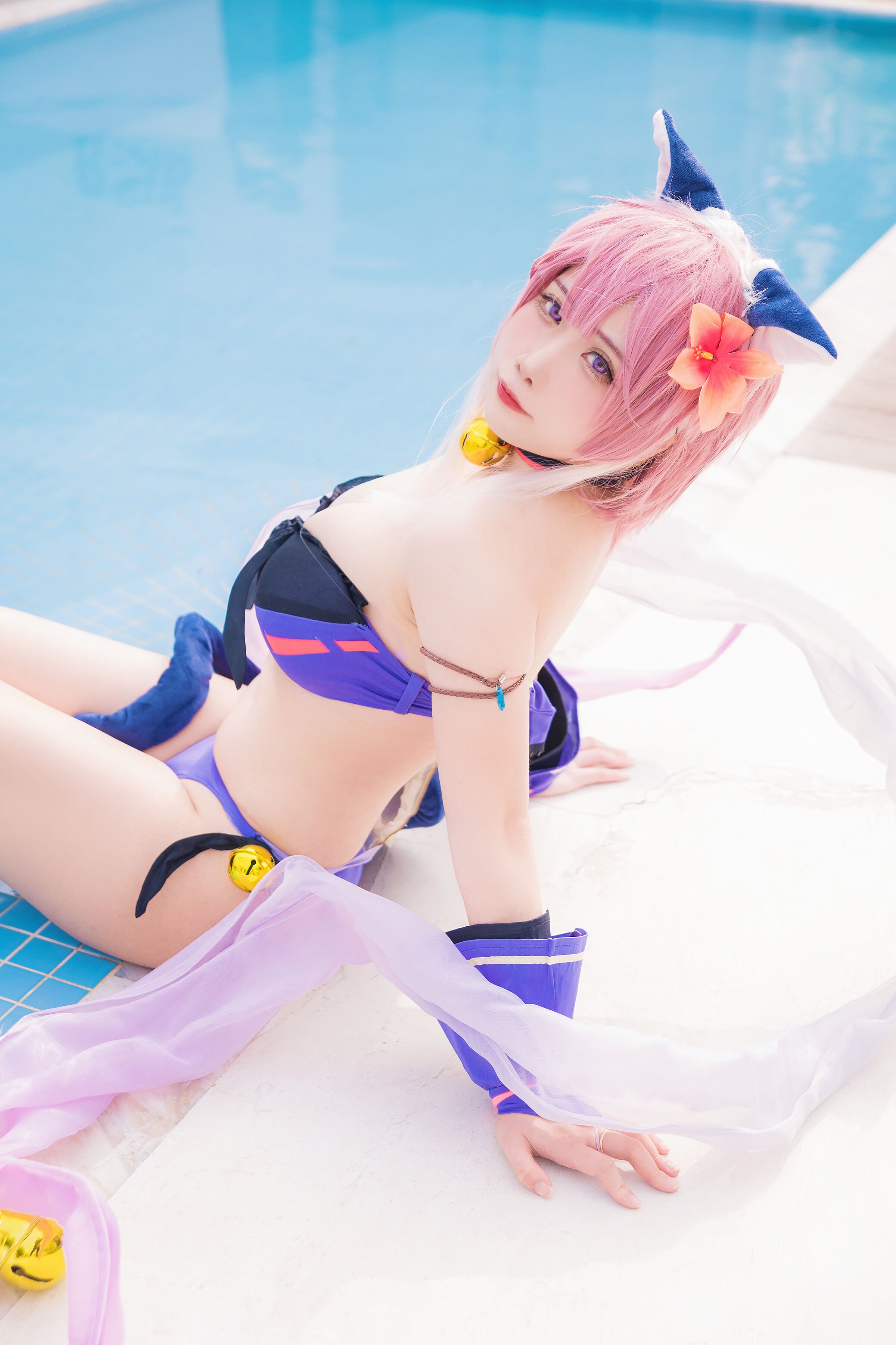 Sadako Peach] Miyasaka Tamaki Swimsuit