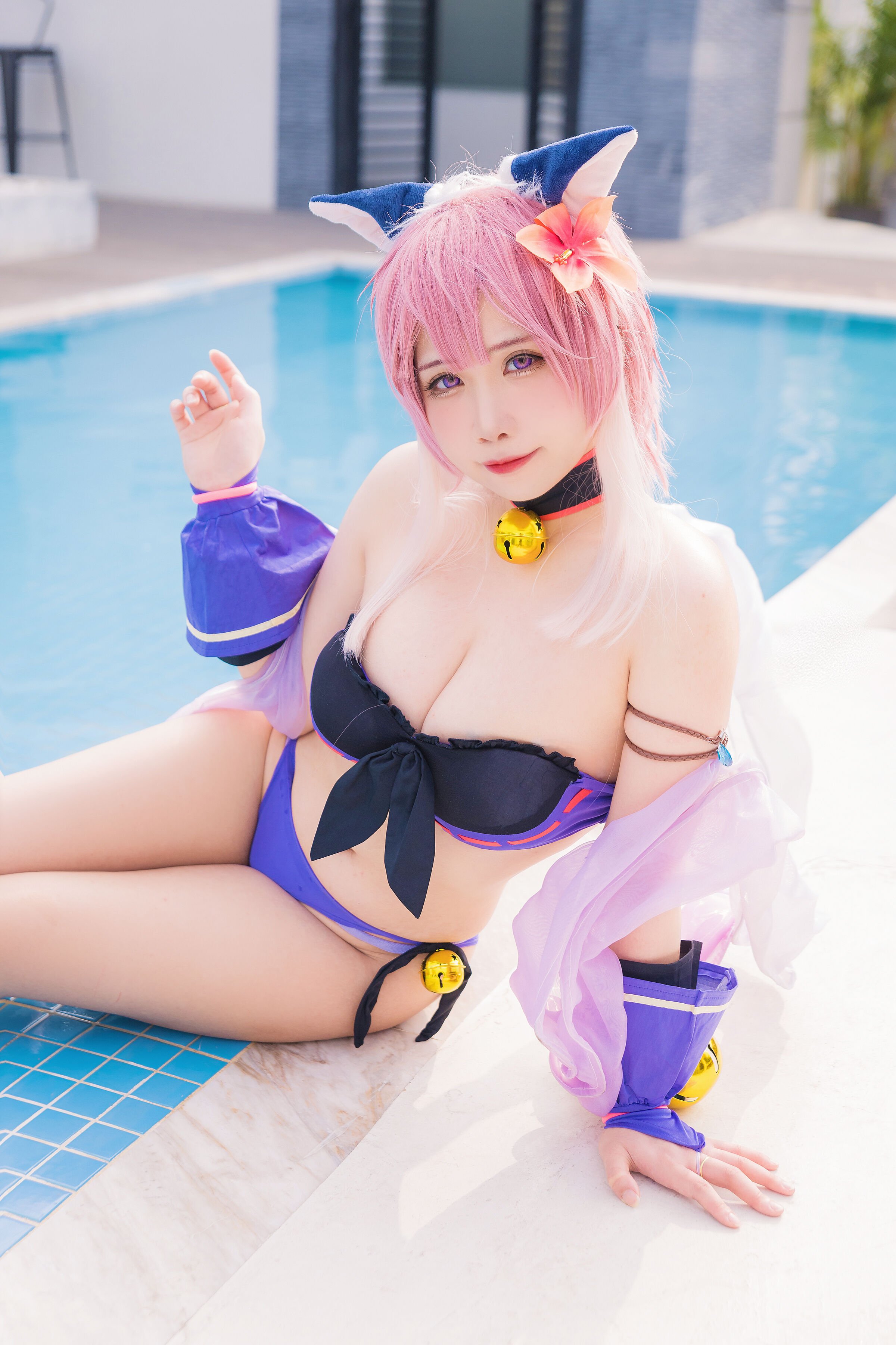 Sadako Peach] Miyasaka Tamaki Swimsuit