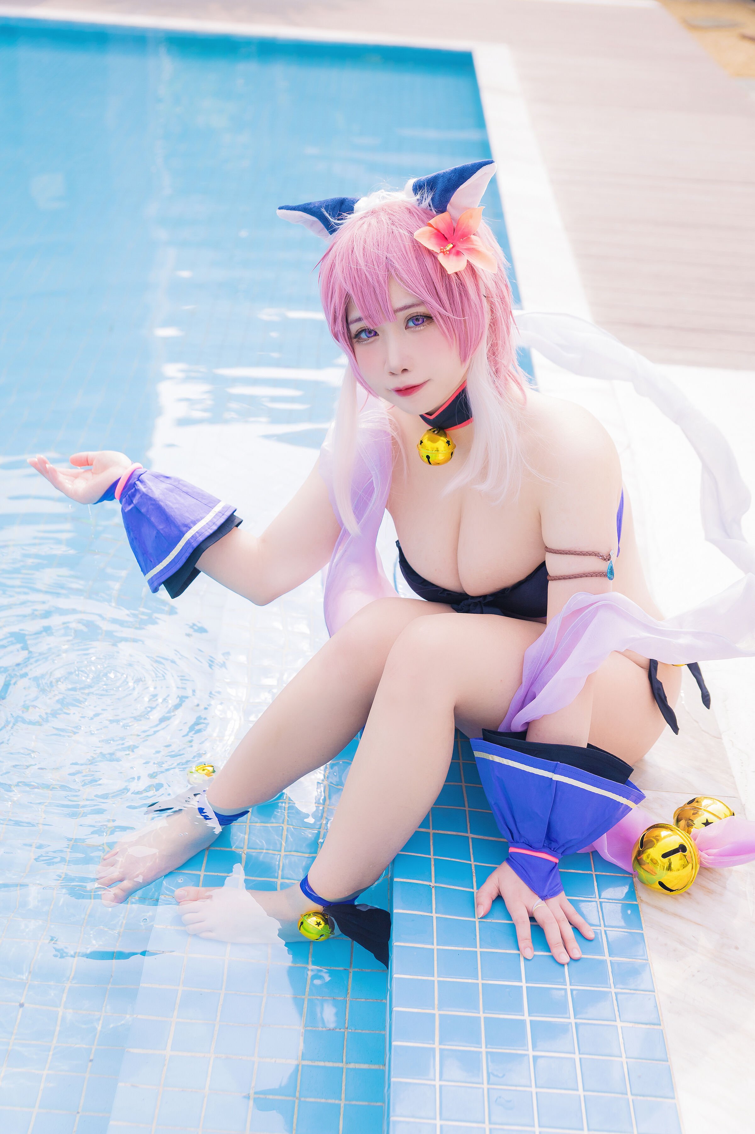 Sadako Peach] Miyasaka Tamaki Swimsuit