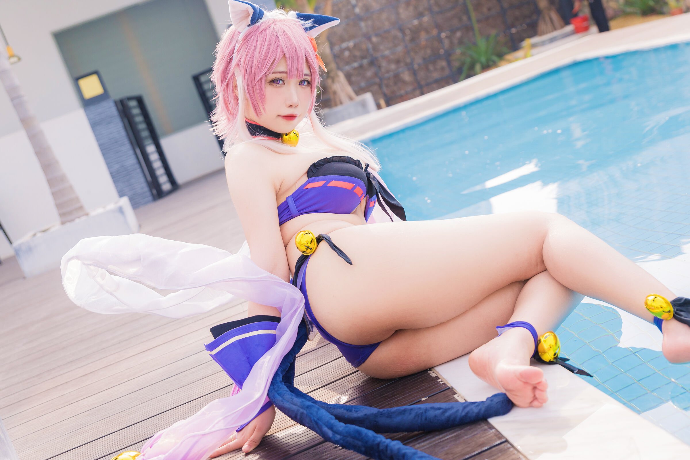 Sadako Peach] Miyasaka Tamaki Swimsuit