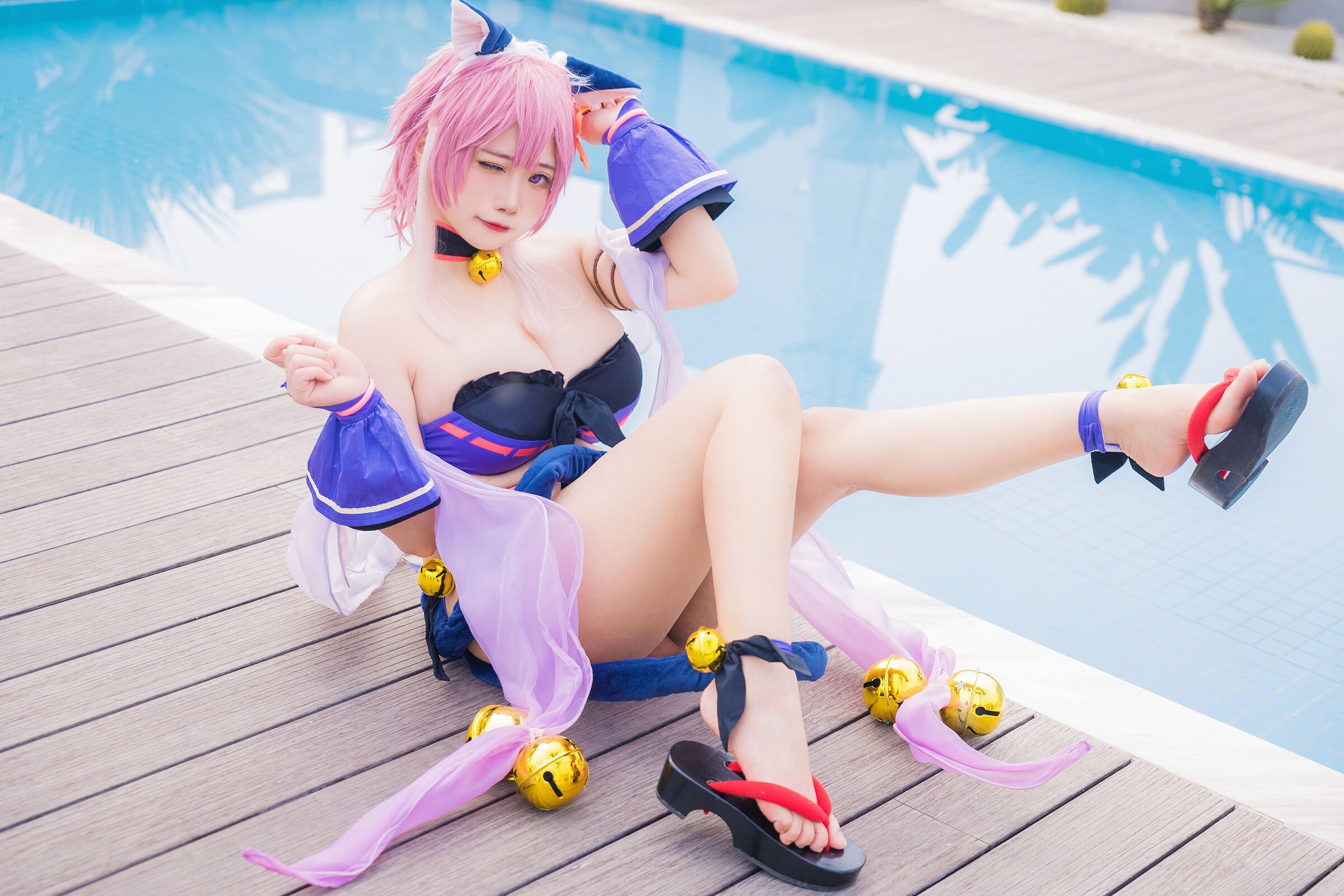 Sadako Peach] Miyasaka Tamaki Swimsuit