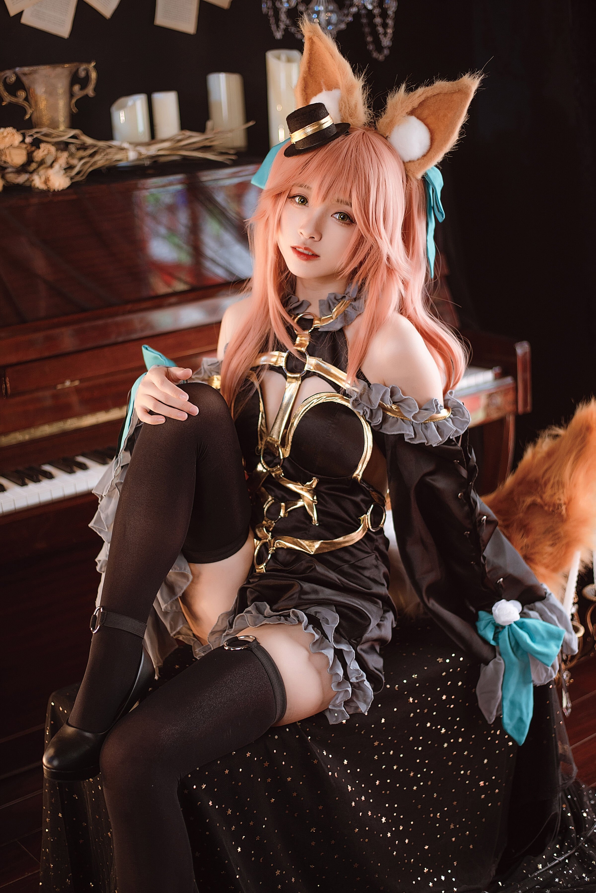 大大捲捲小捲 - 玉藻前 漆黑的魔術服
