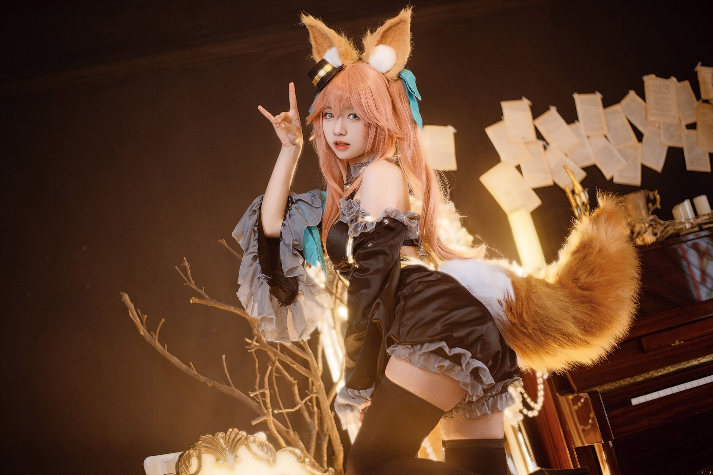 大大捲捲小捲 - 玉藻前 漆黑的魔術服