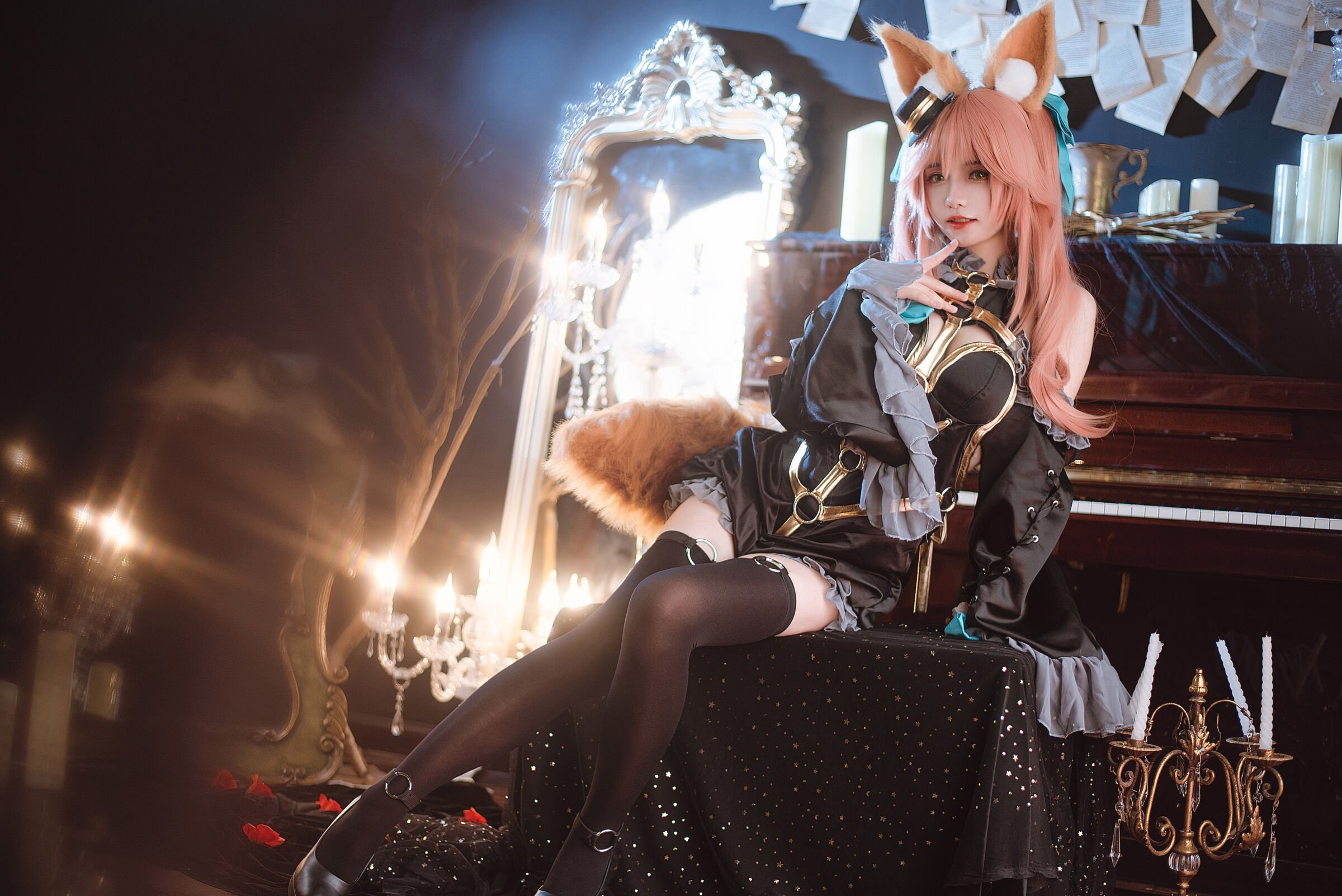 大大捲捲小捲 - 玉藻前 漆黑的魔術服