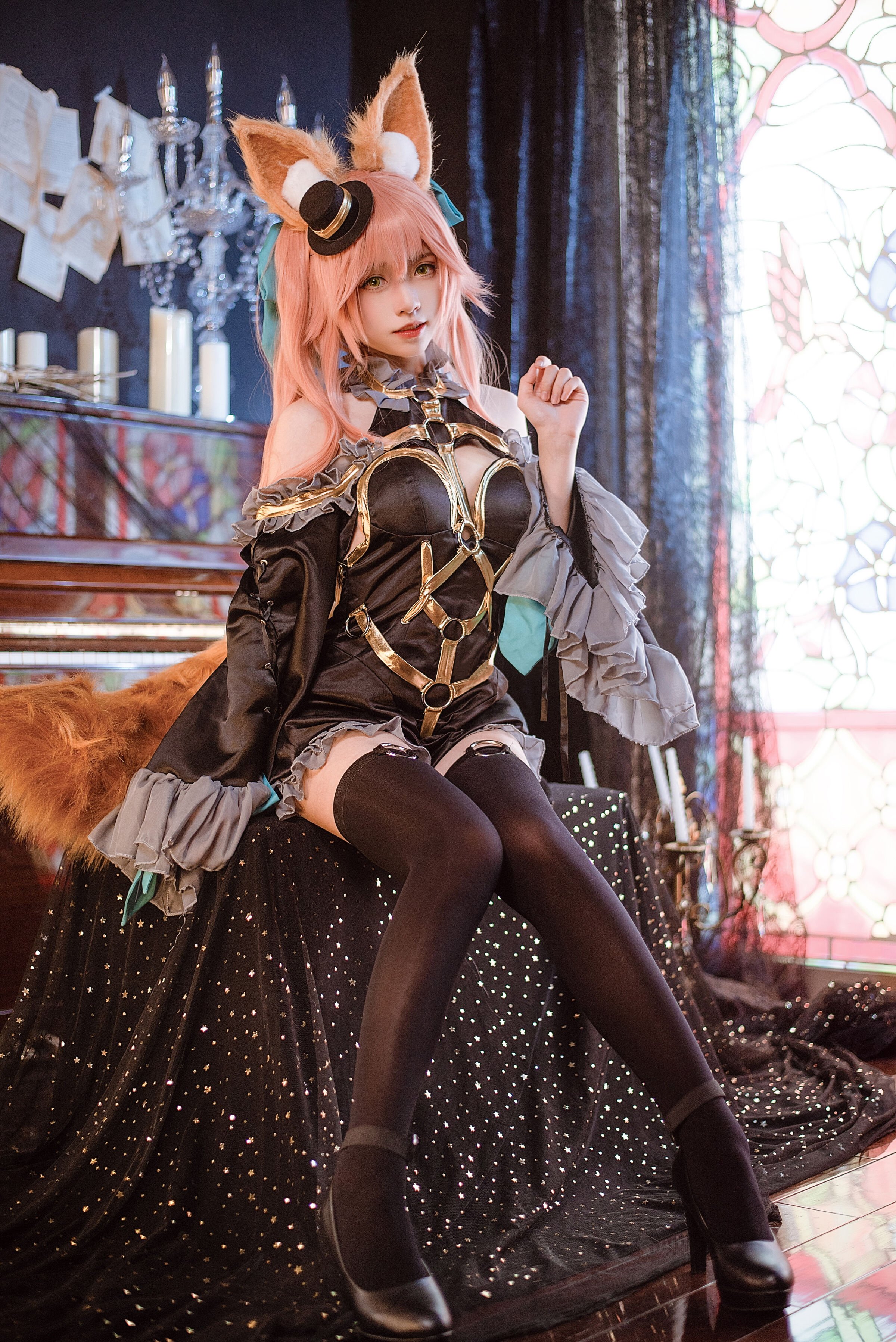 大大捲捲小捲 - 玉藻前 漆黑的魔術服