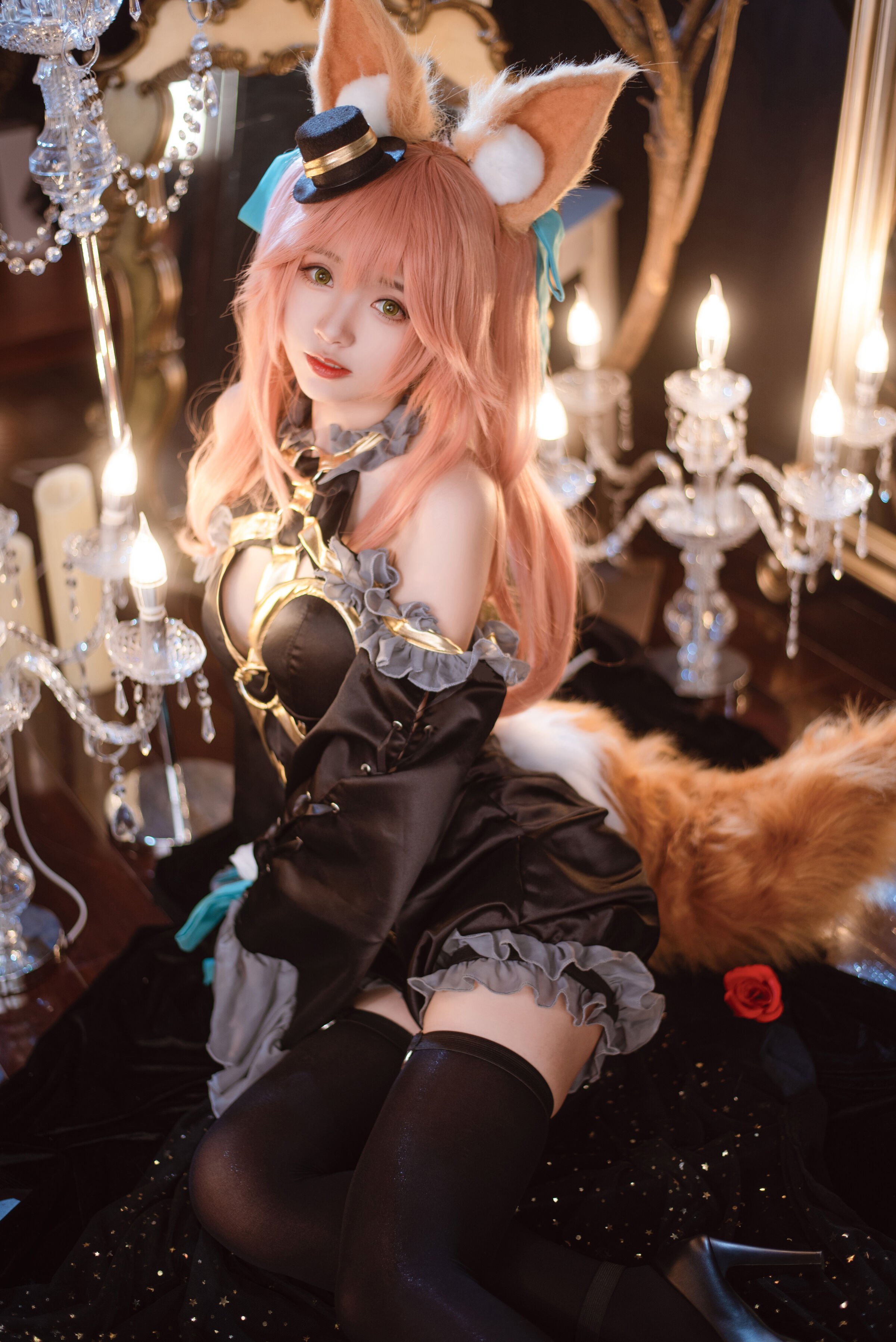 大大捲捲小捲 - 玉藻前 漆黑的魔術服