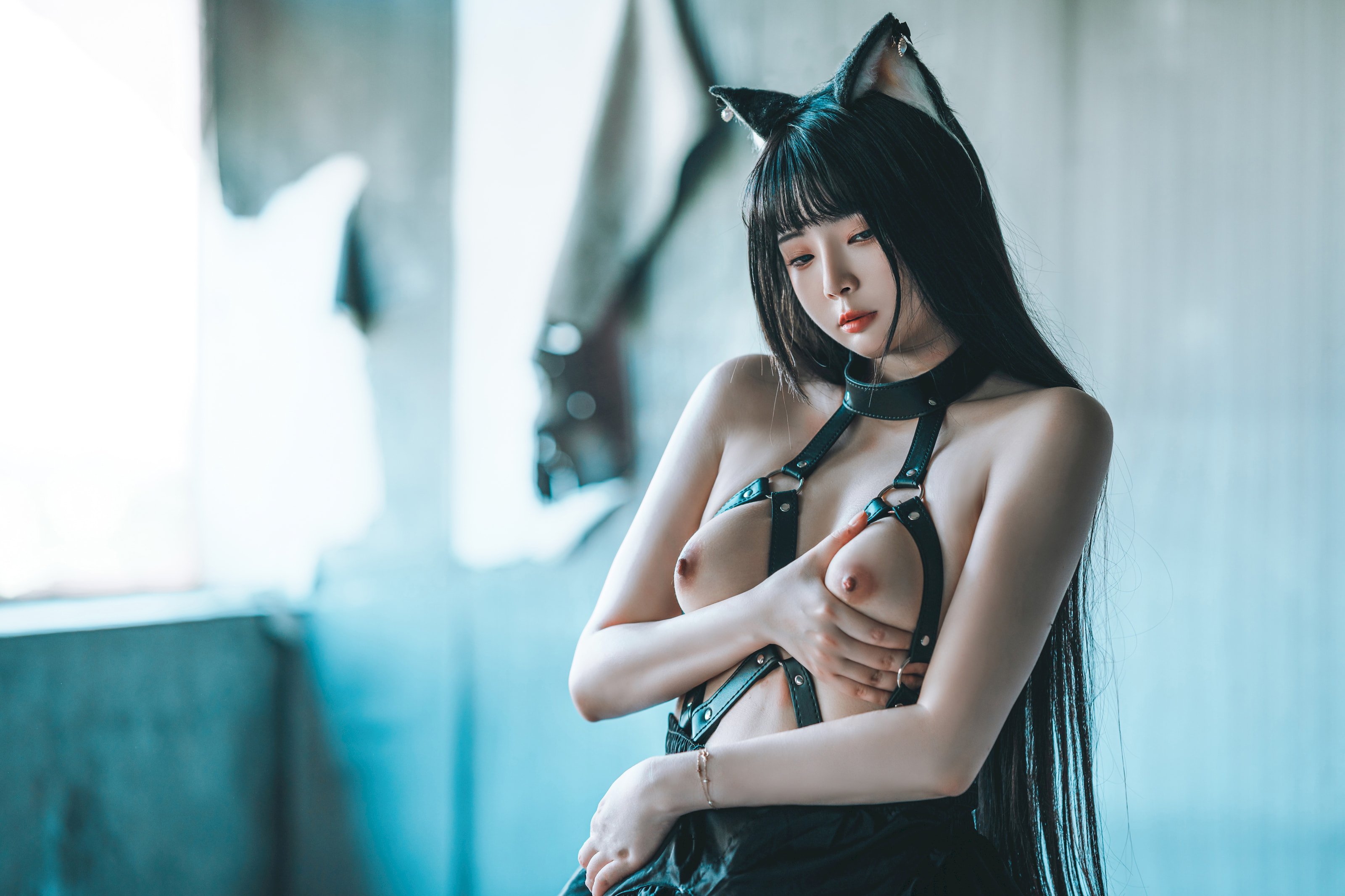 Luoluo Raku - Black Cat