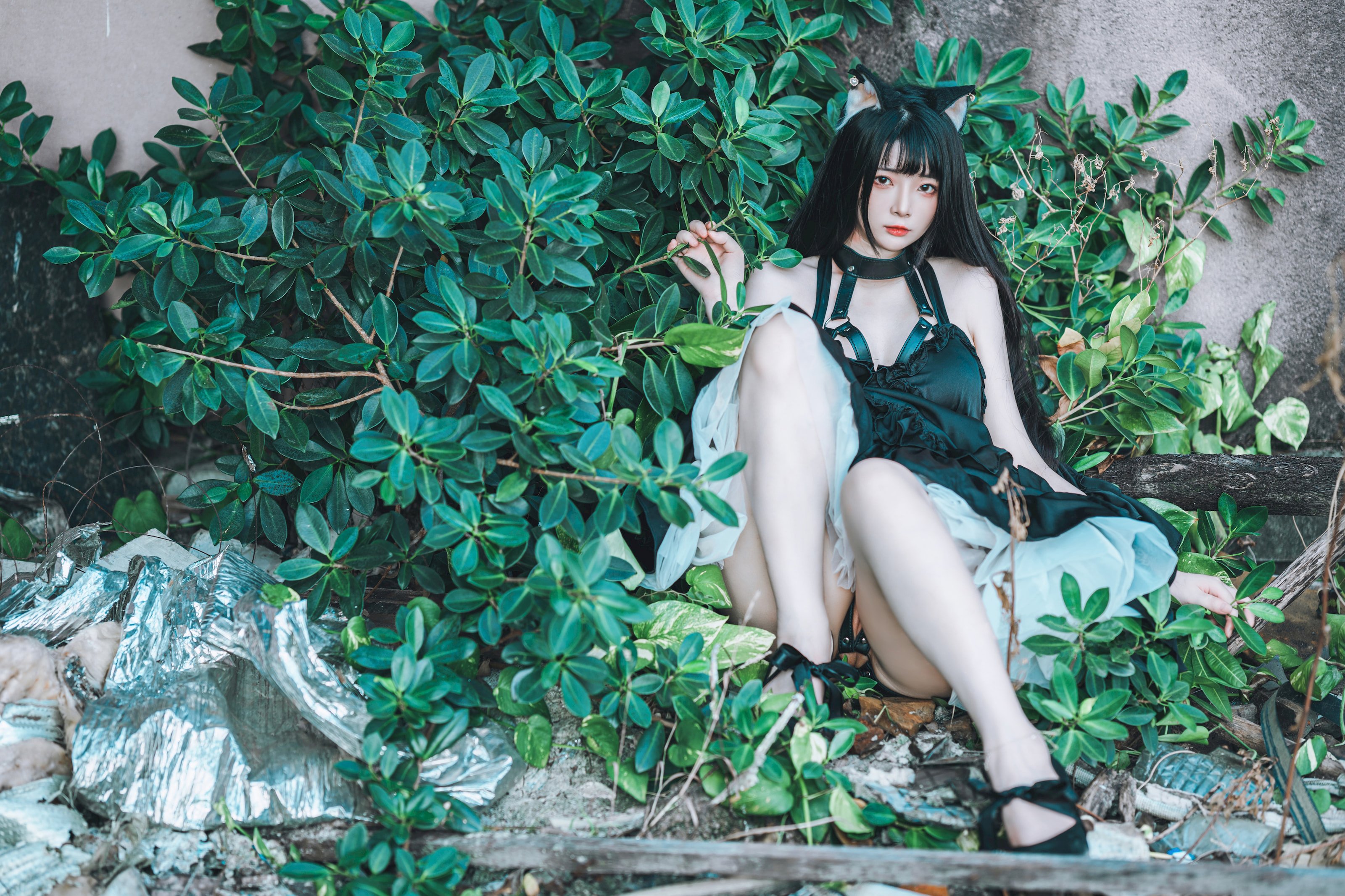 Luoluo Raku - Black Cat