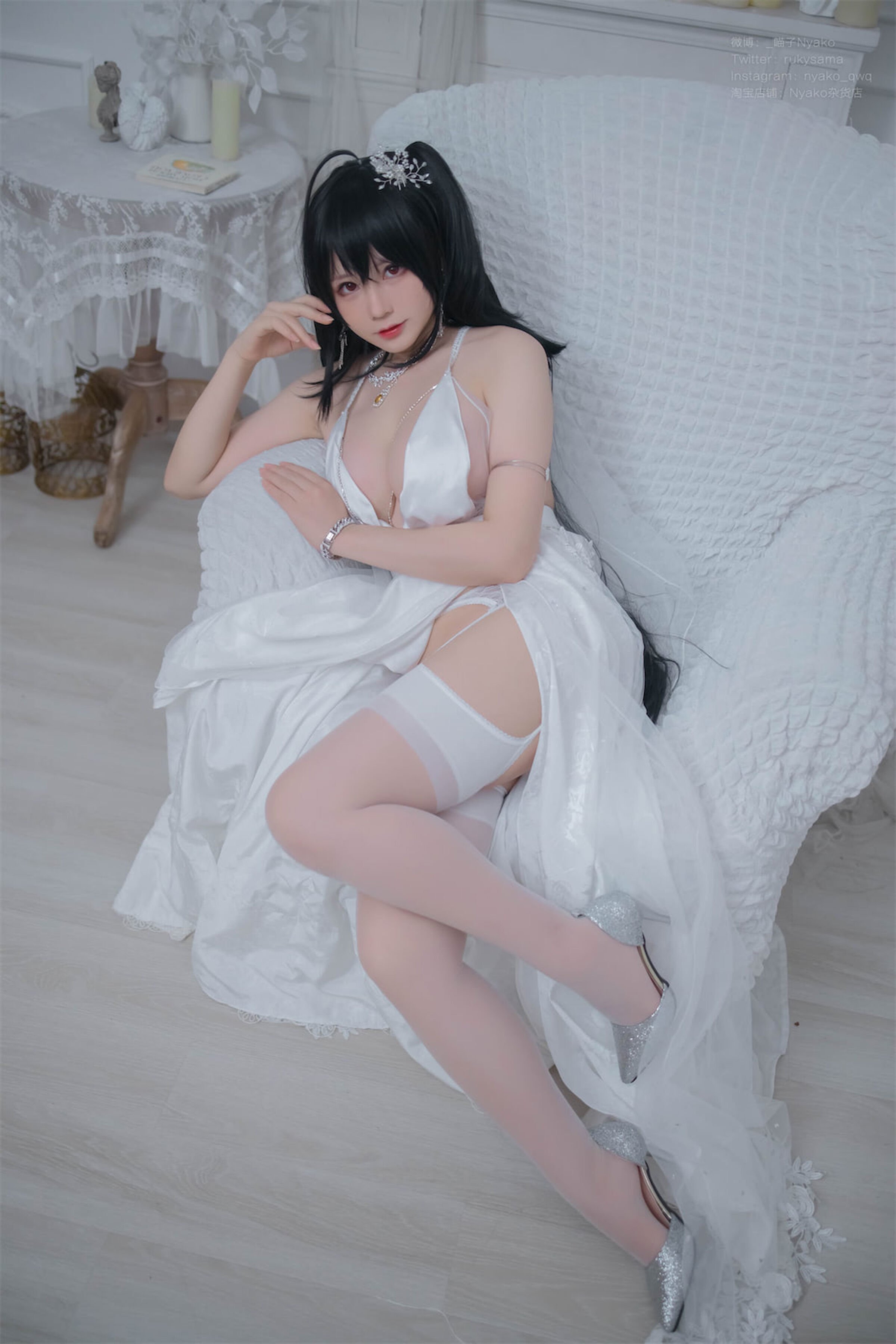 ニャコ喵子 大鳳純白ウェディングドレス