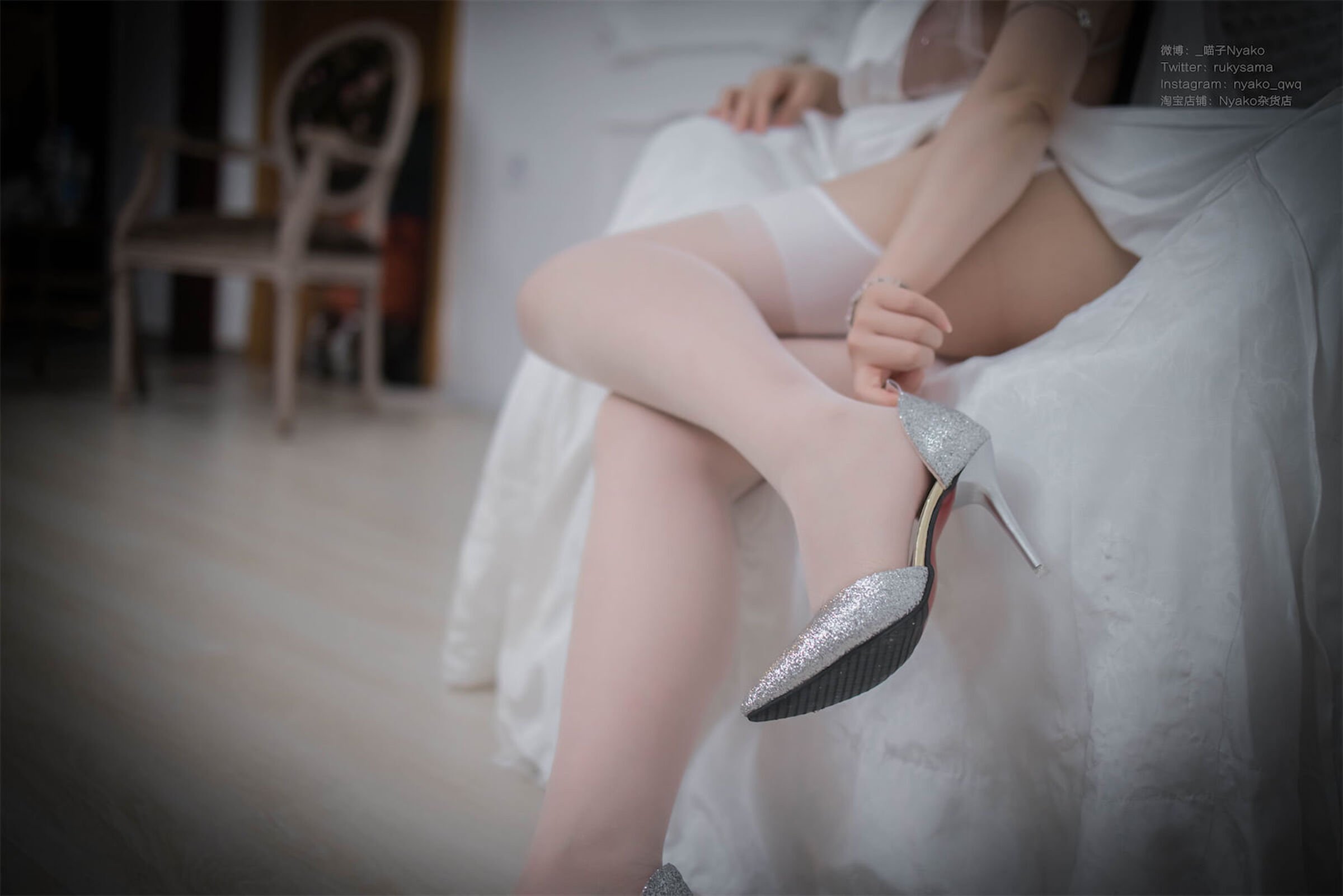 尼亞科喵子 大鳳純白婚紗