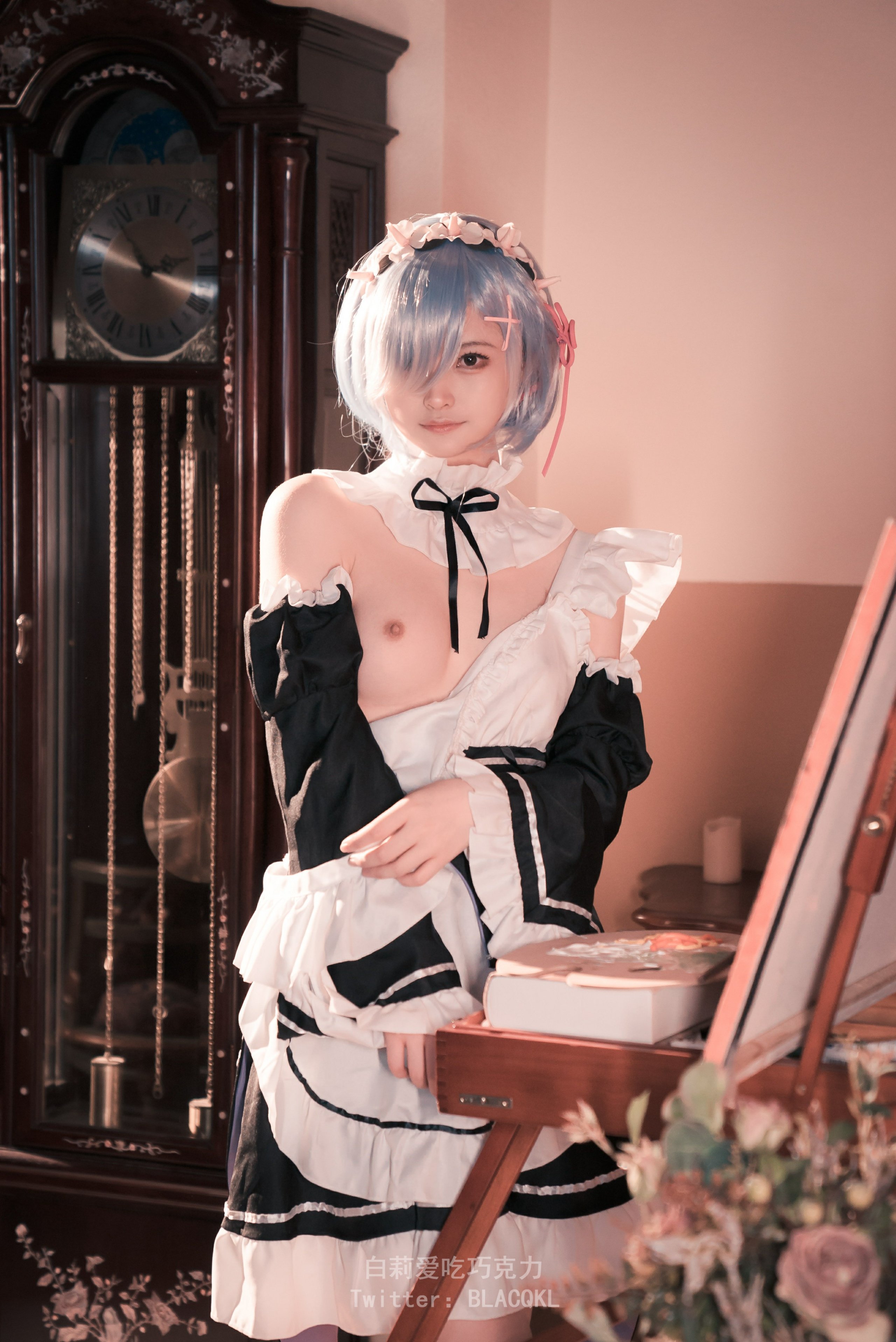白莉愛吃巧克力] 蕾姆女仆裝