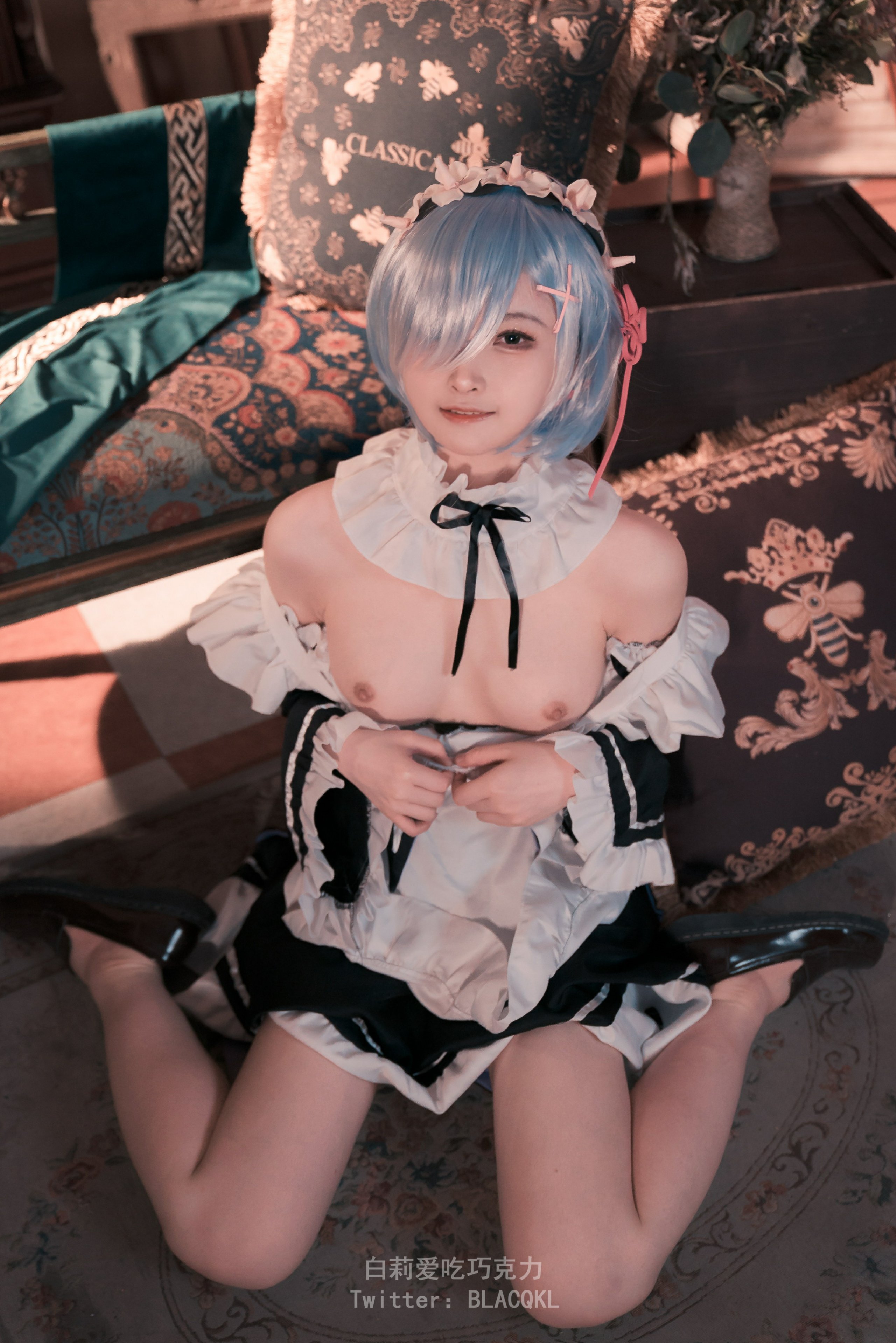 バイリはチョコレートを食べるのが好き] レムのメイド服