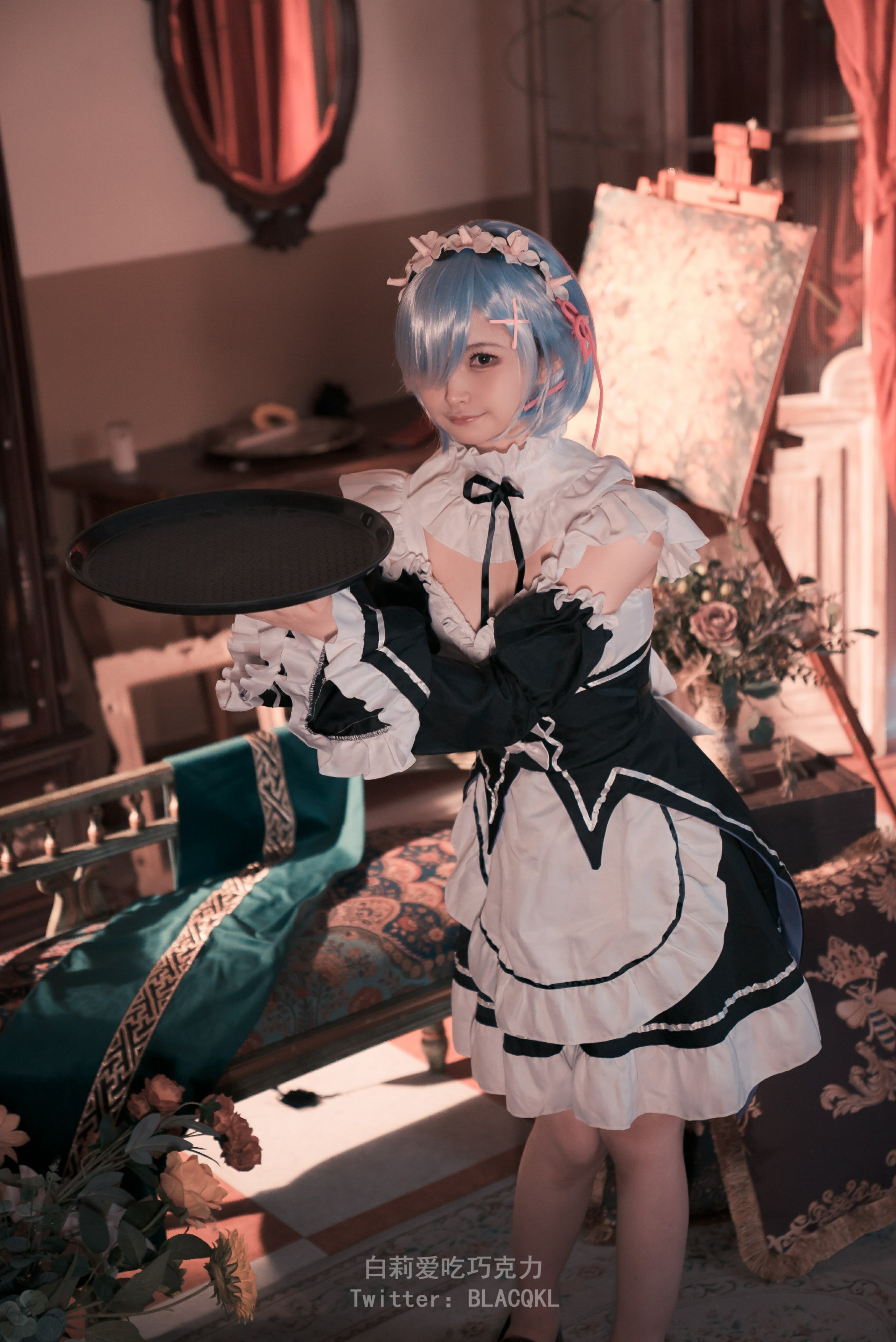 バイリはチョコレートを食べるのが好き] レムのメイド服