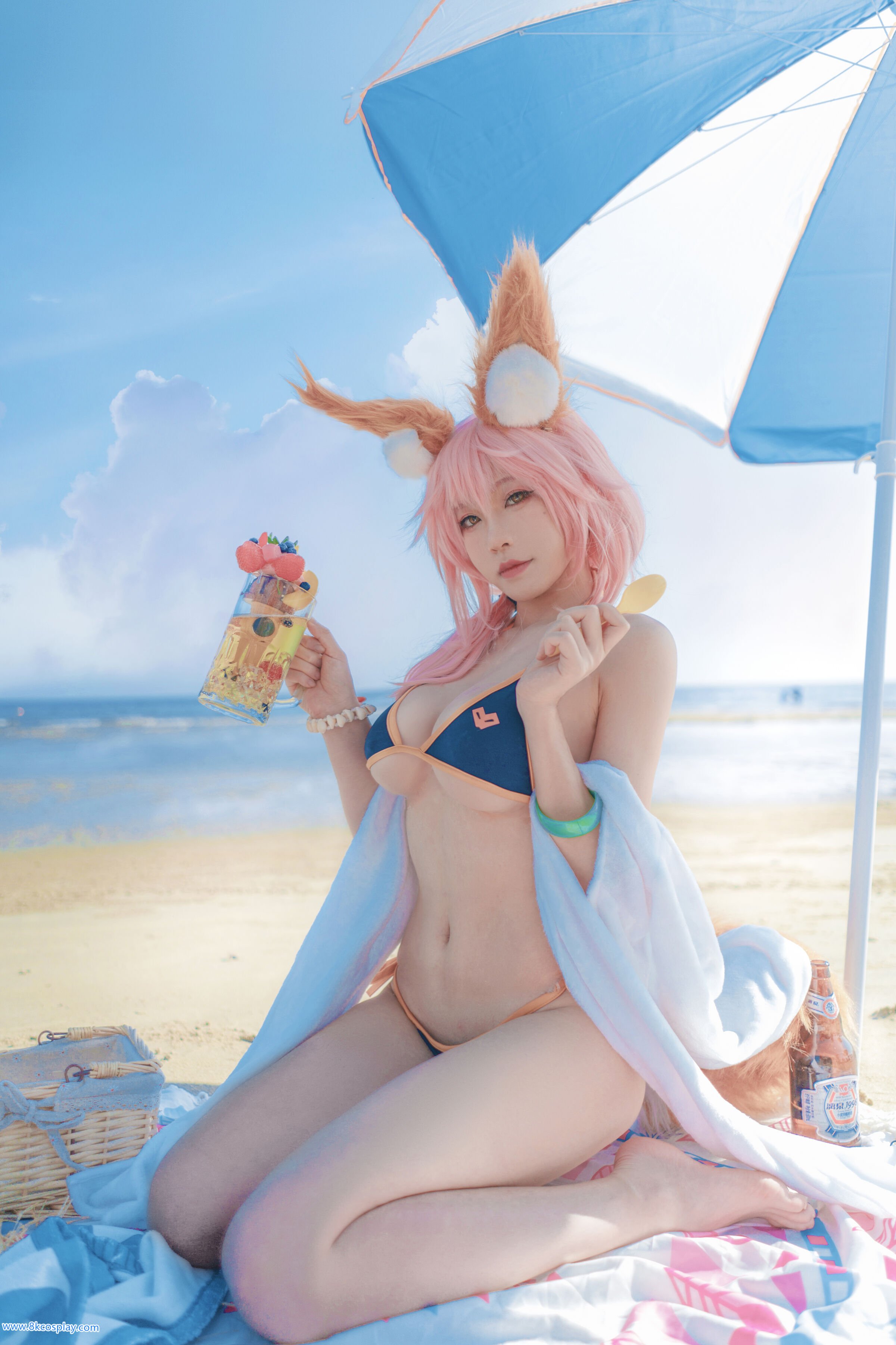 Uki Rainy Season] Tamamo no Mae Beach Swimsuit FATE Tamamo no Mae Bikini