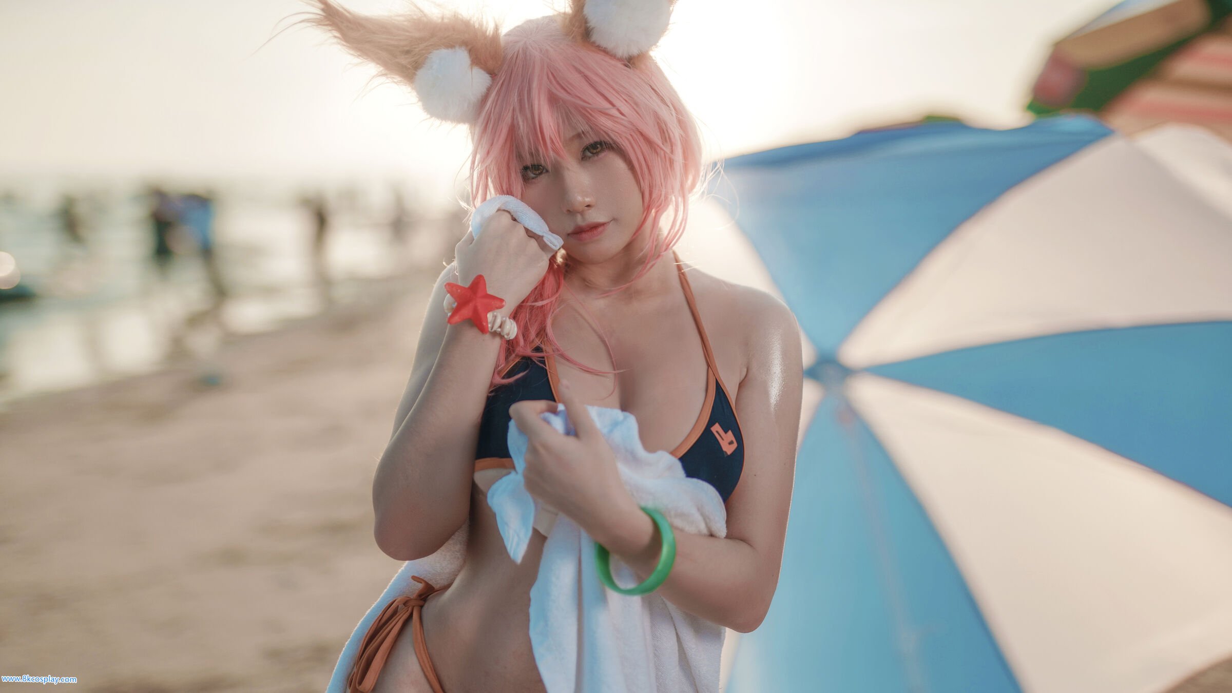 Uki Rainy Season] Tamamo no Mae Beach Swimsuit FATE Tamamo no Mae Bikini