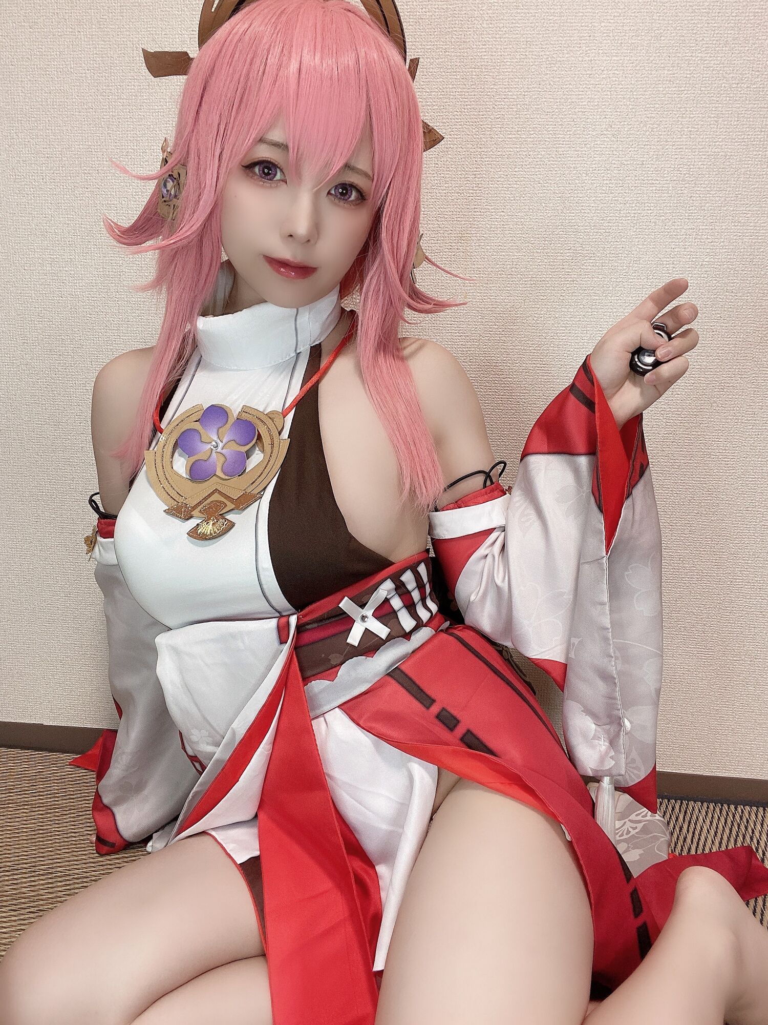Rizuna - 八重神子コスプレ自撮り写真集