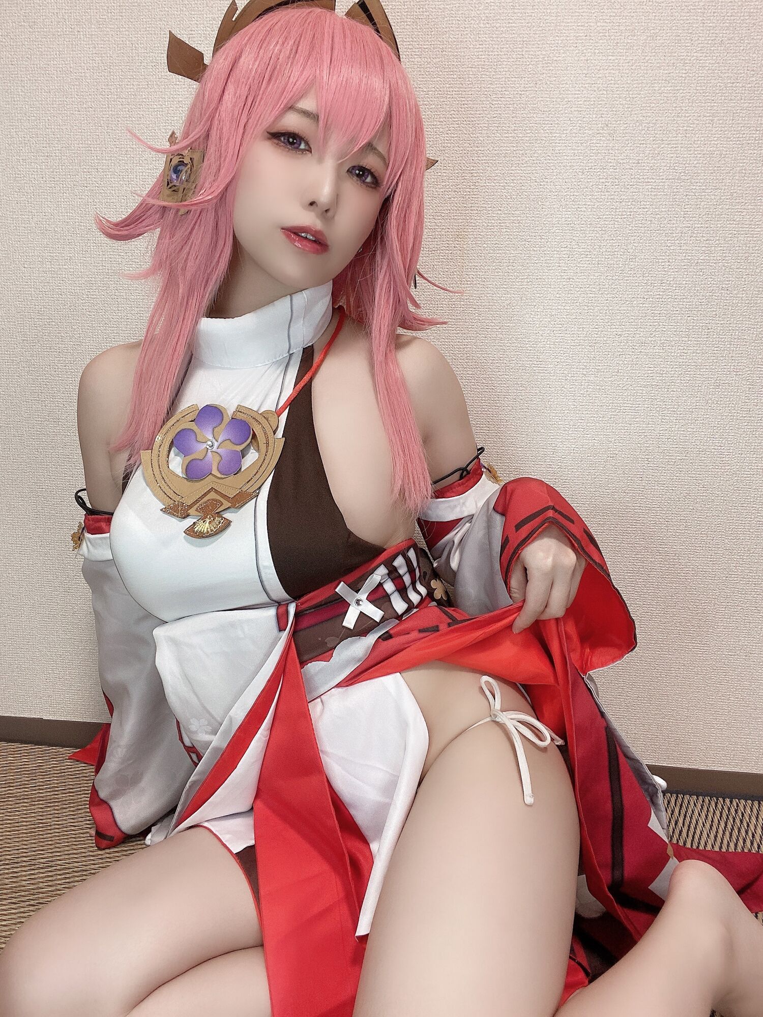 Rizuna - 八重神子コスプレ自撮り写真集