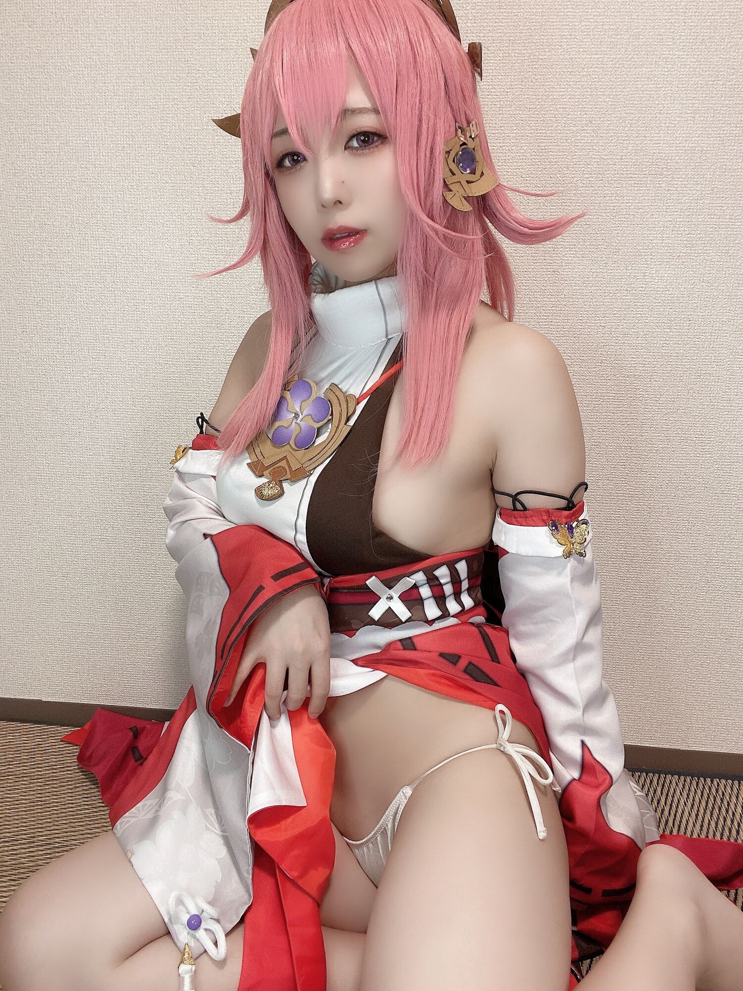 Rizuna - 八重神子コスプレ自撮り写真集