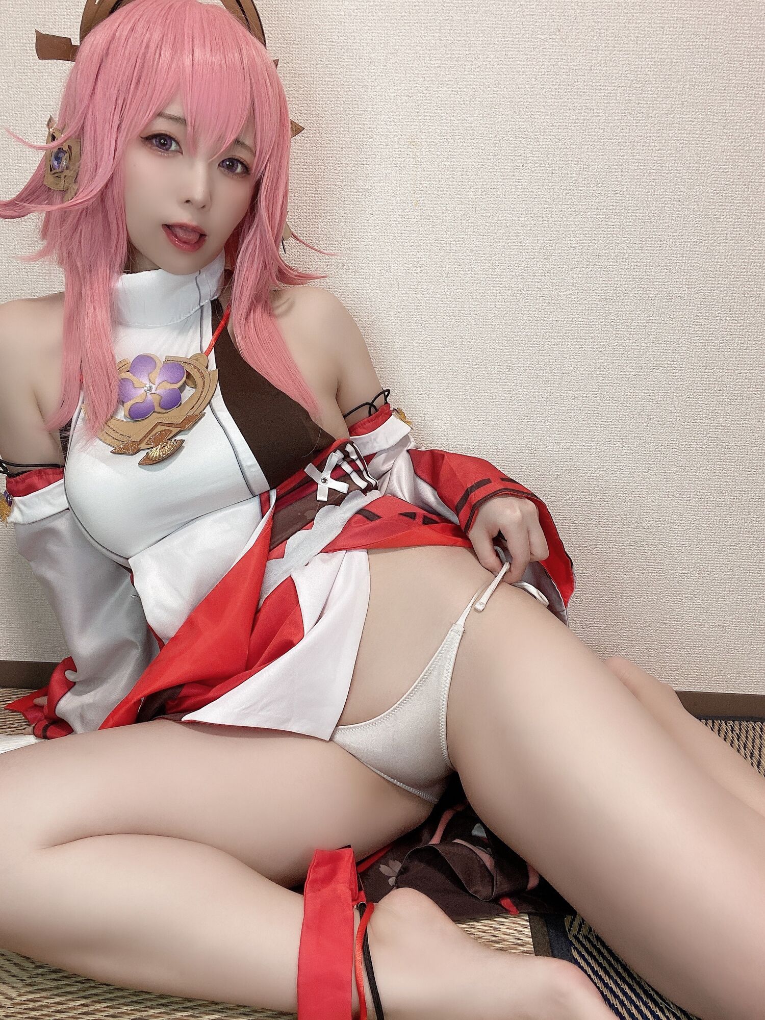 Rizuna - 八重神子コスプレ自撮り写真集