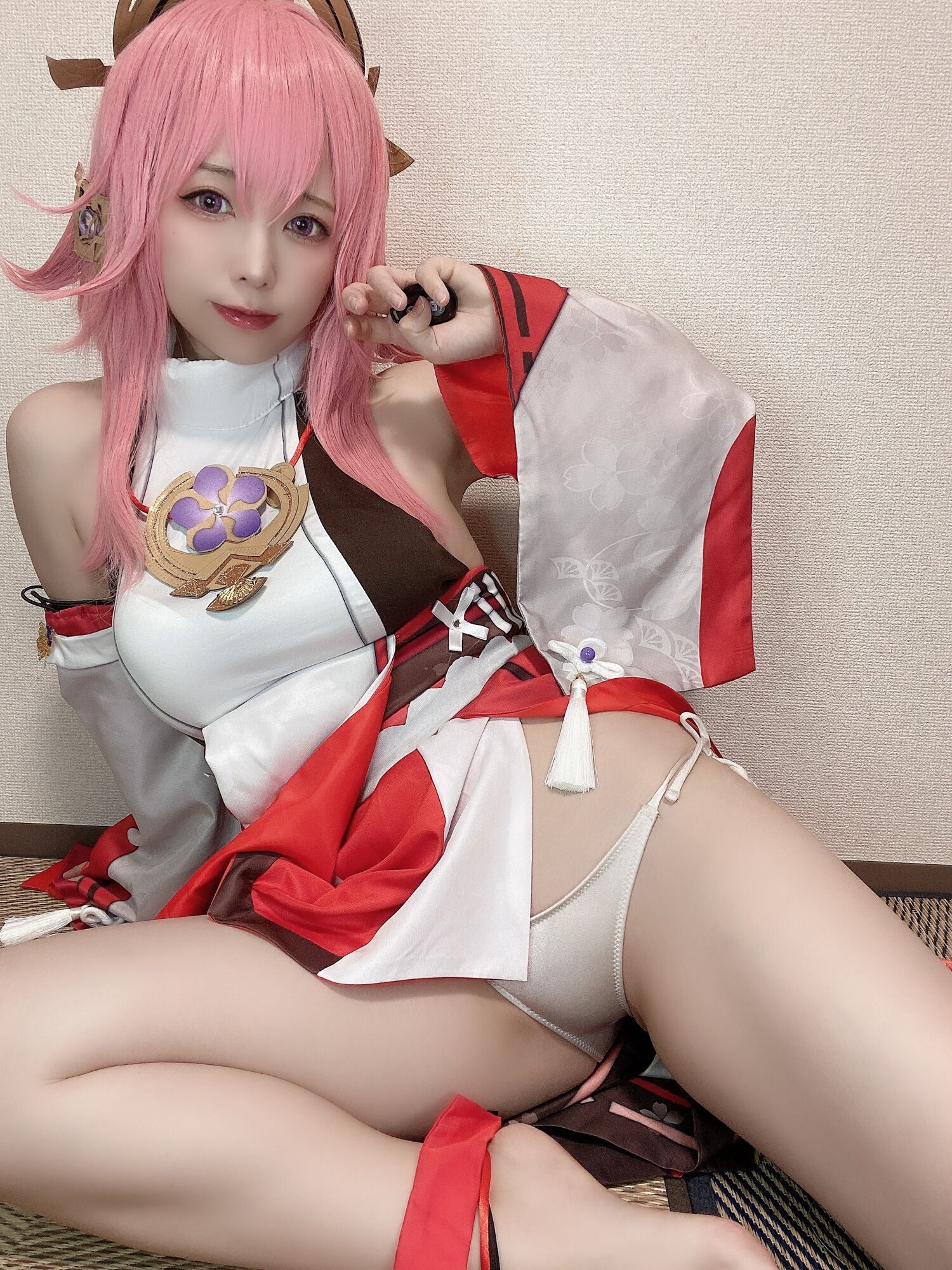 Rizuna - 八重神子コスプレ自撮り写真集
