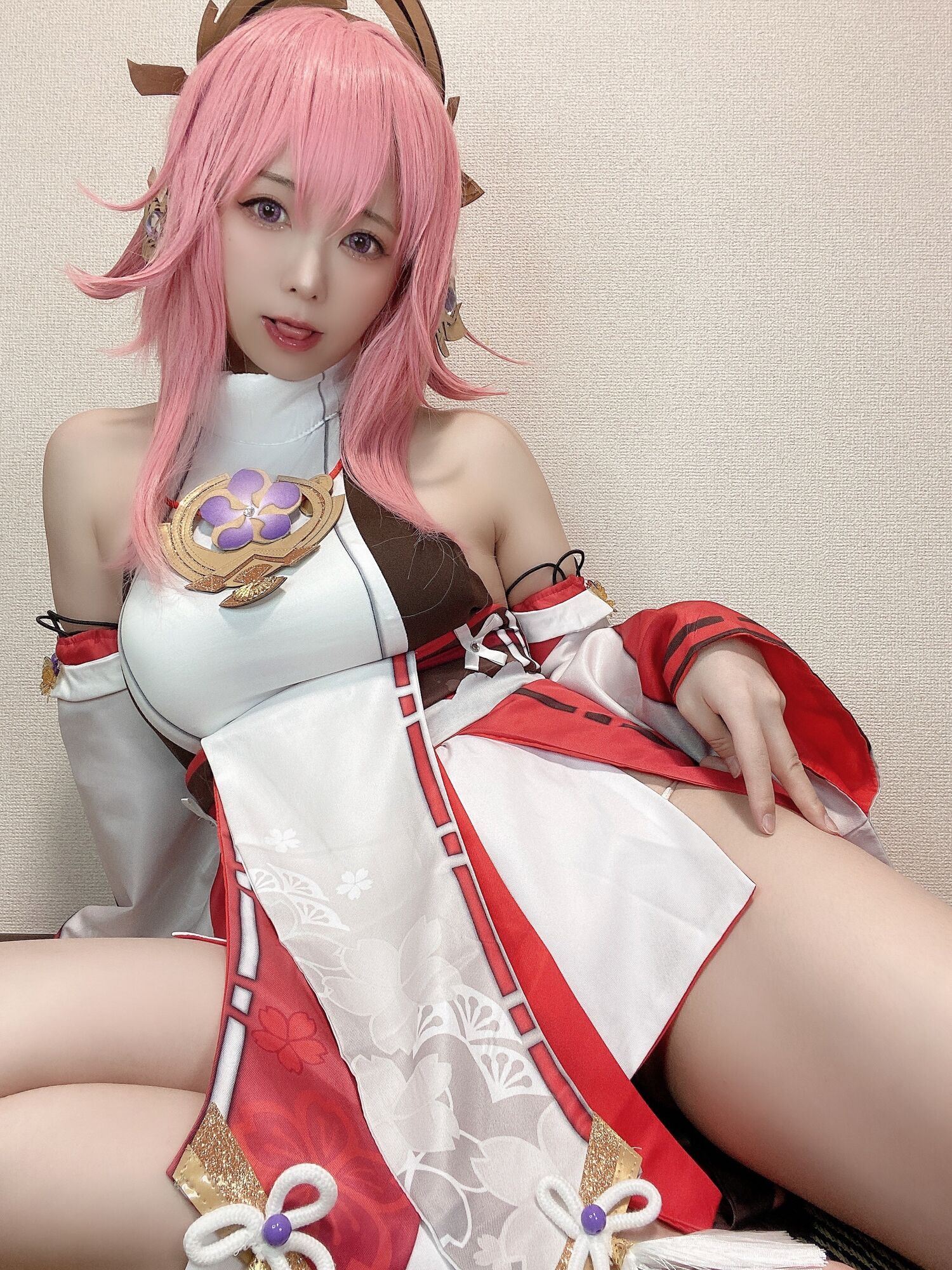 Rizuna - 八重神子コスプレ自撮り写真集