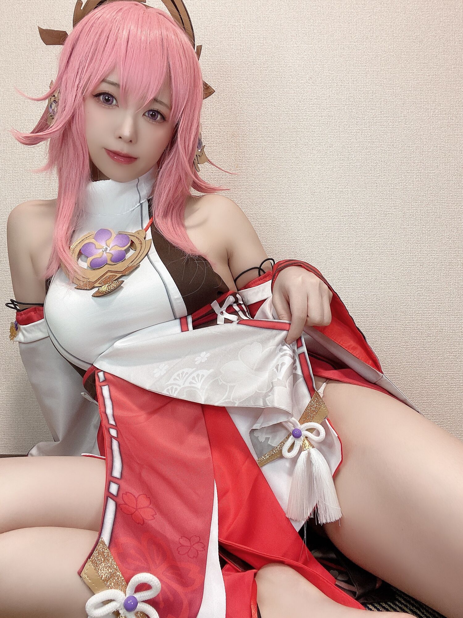 Rizuna - 八重神子コスプレ自撮り写真集