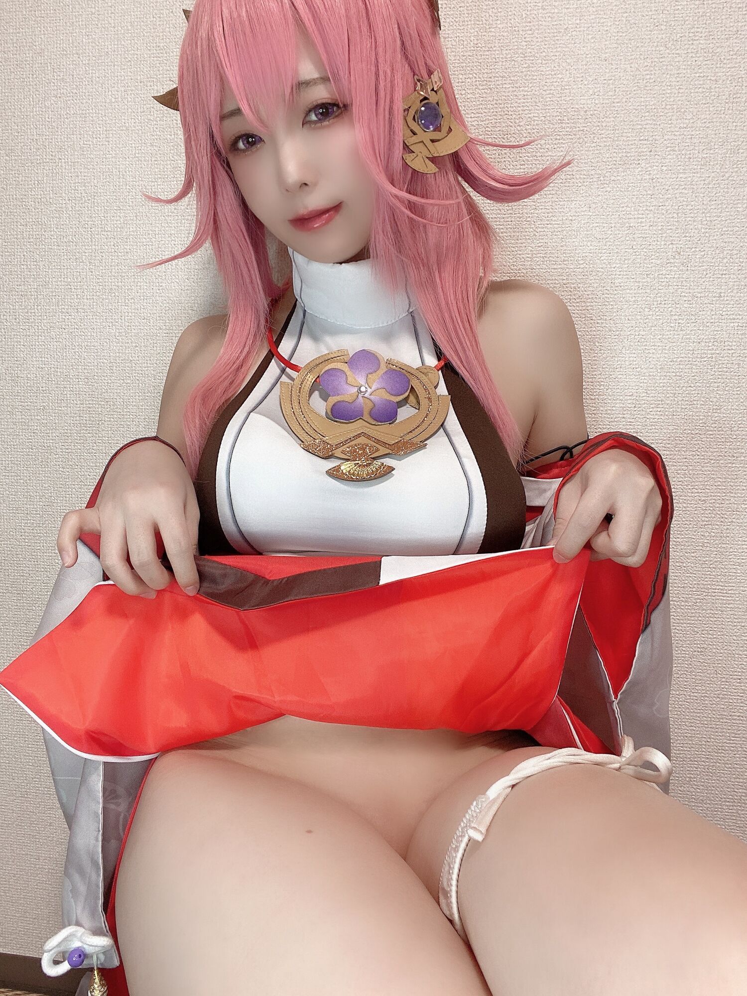 Rizuna - 八重神子コスプレ自撮り写真集