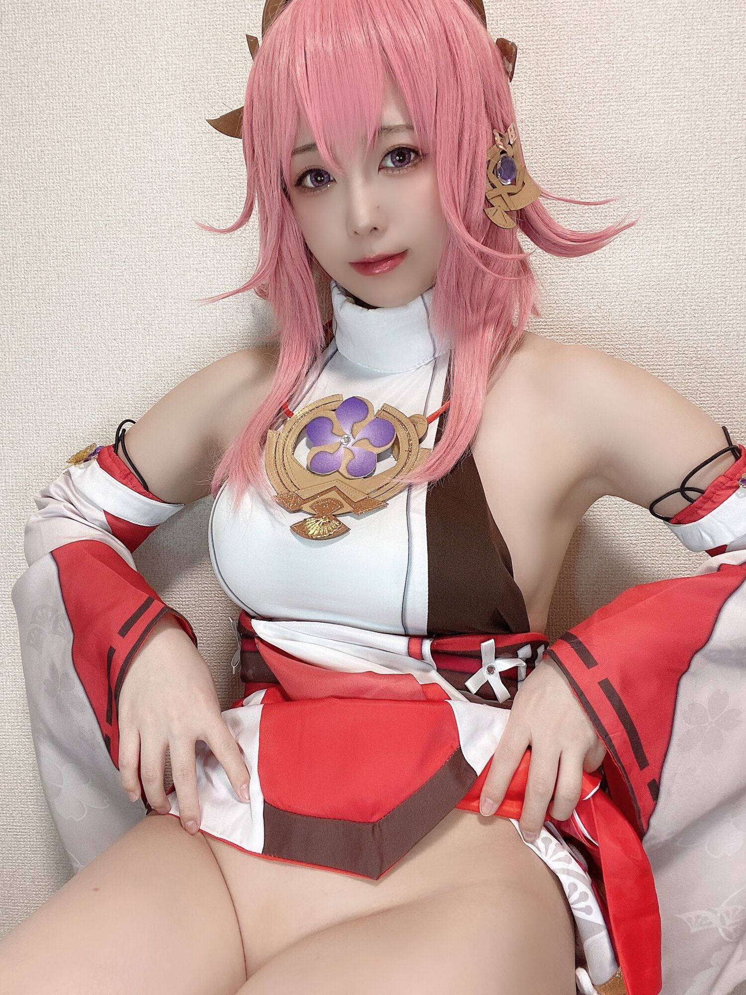 Rizuna - 八重神子コスプレ自撮り写真集