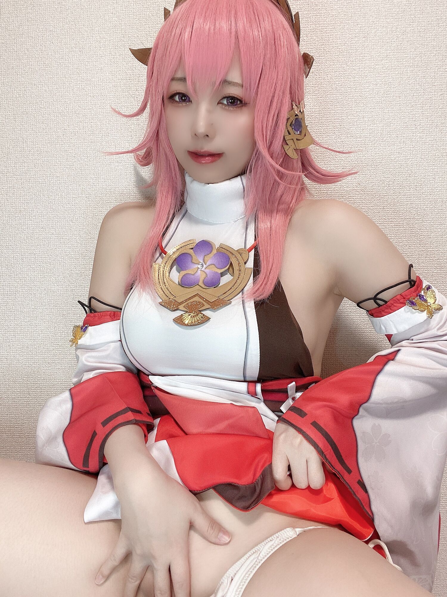 Rizuna - 八重神子コスプレ自撮り写真集