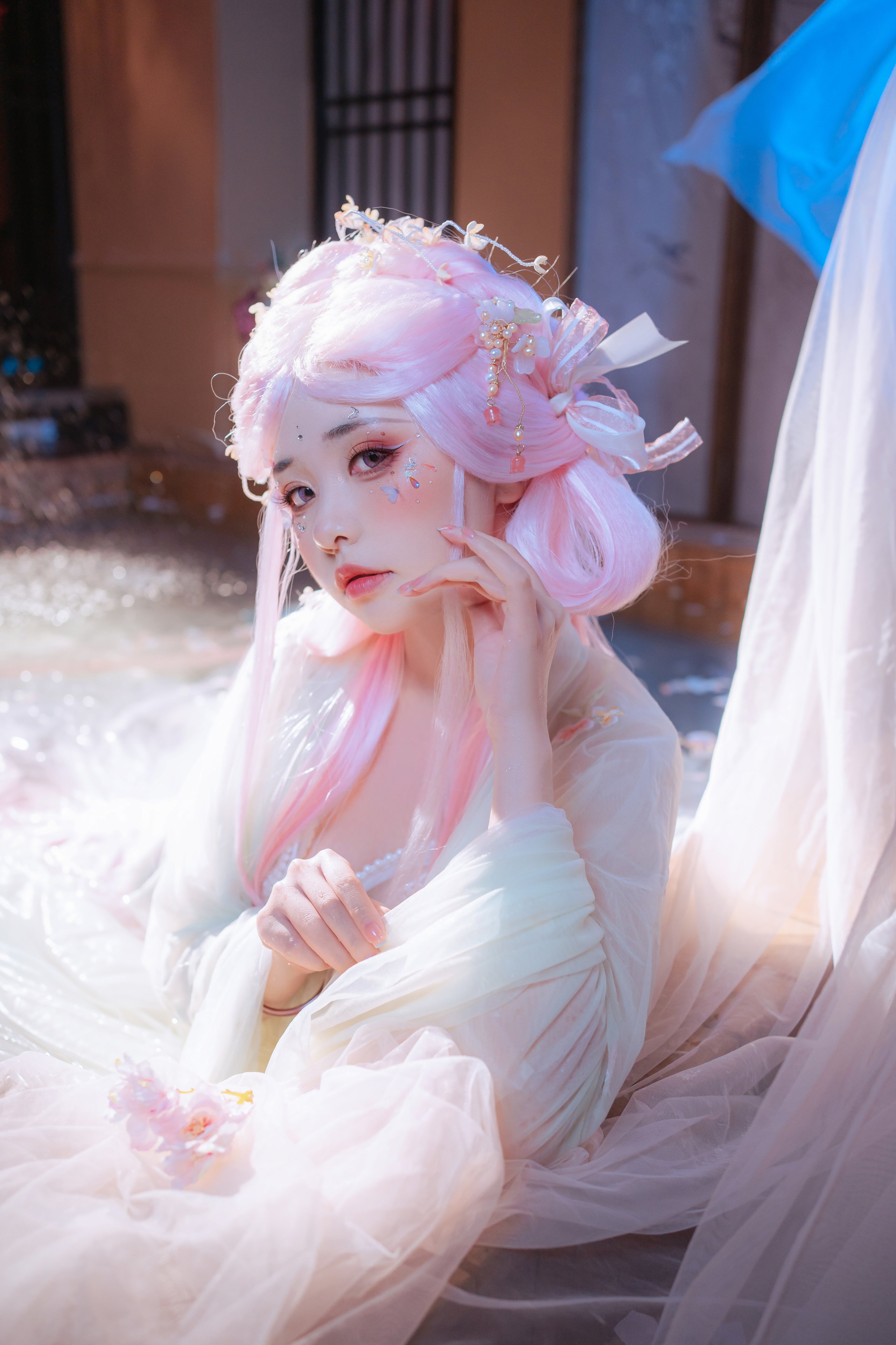 喵小吉臨江仙國風Cosplay寫真
